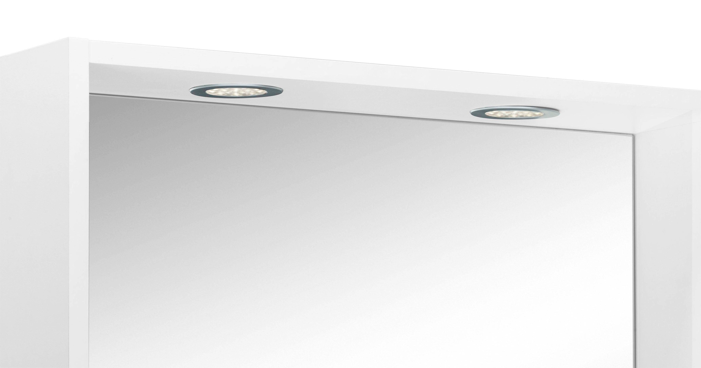 welltime Badmöbel-Set »Davos«, (3 St.), mit 2 Touch-LED-Einbauleuchten