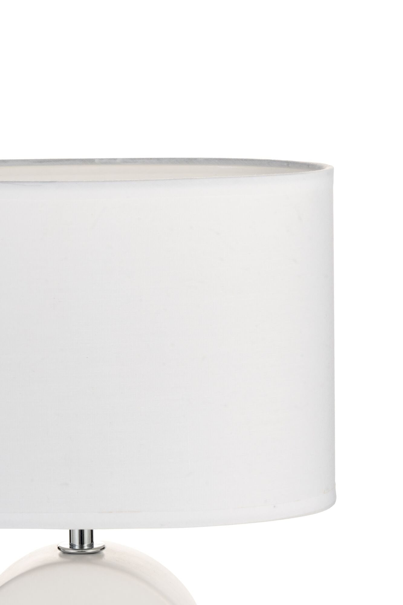 Pauleen Tischleuchte »Glow of Purity max20W Weiß/Beige 230V Stoff/Keramik«, 1 flammig, Leuchtmittel E14 | ohne Leuchtmittel, E14