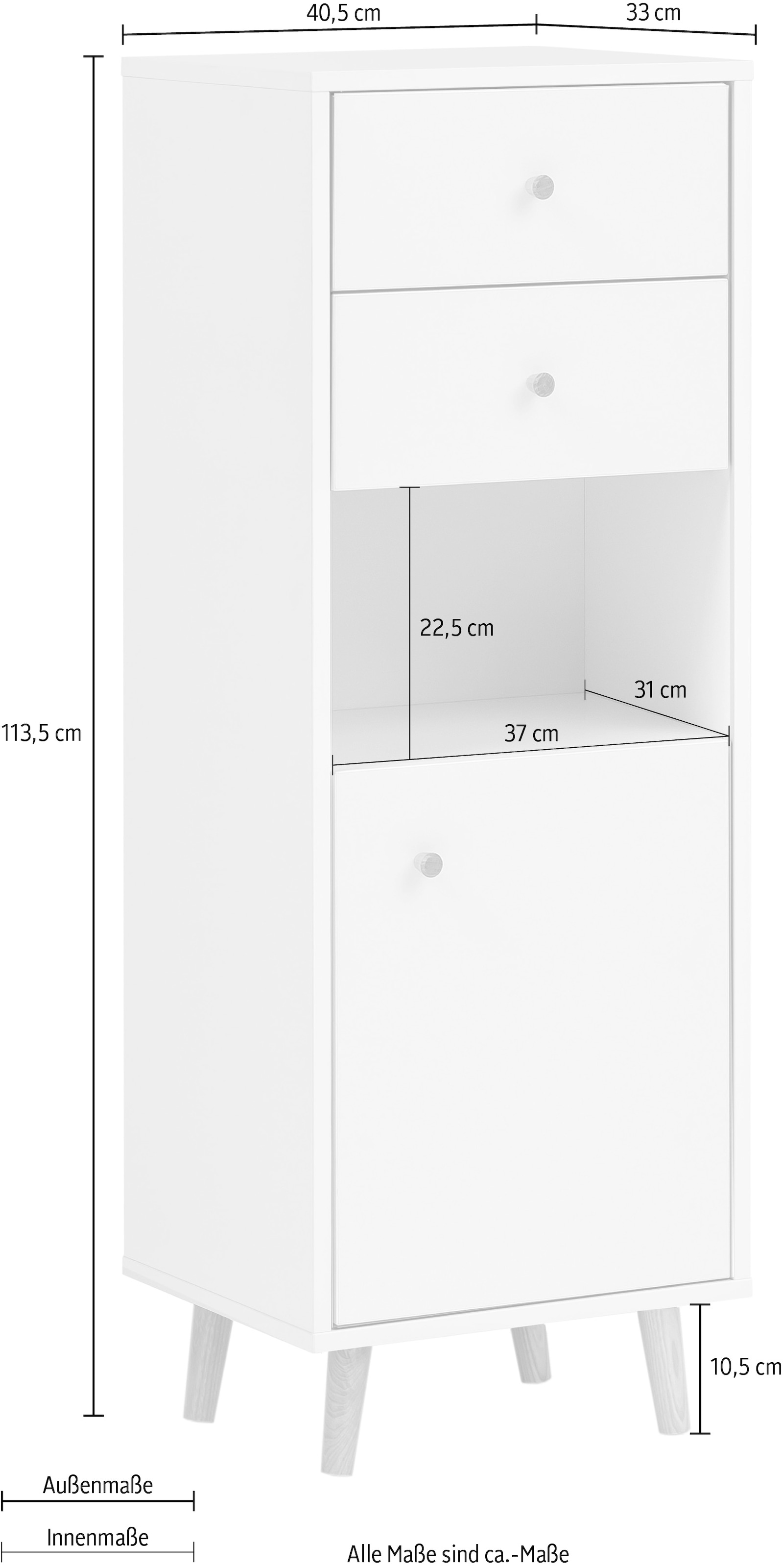 Schildmeyer Midischrank »Bjarne«, Breite 40,3 m