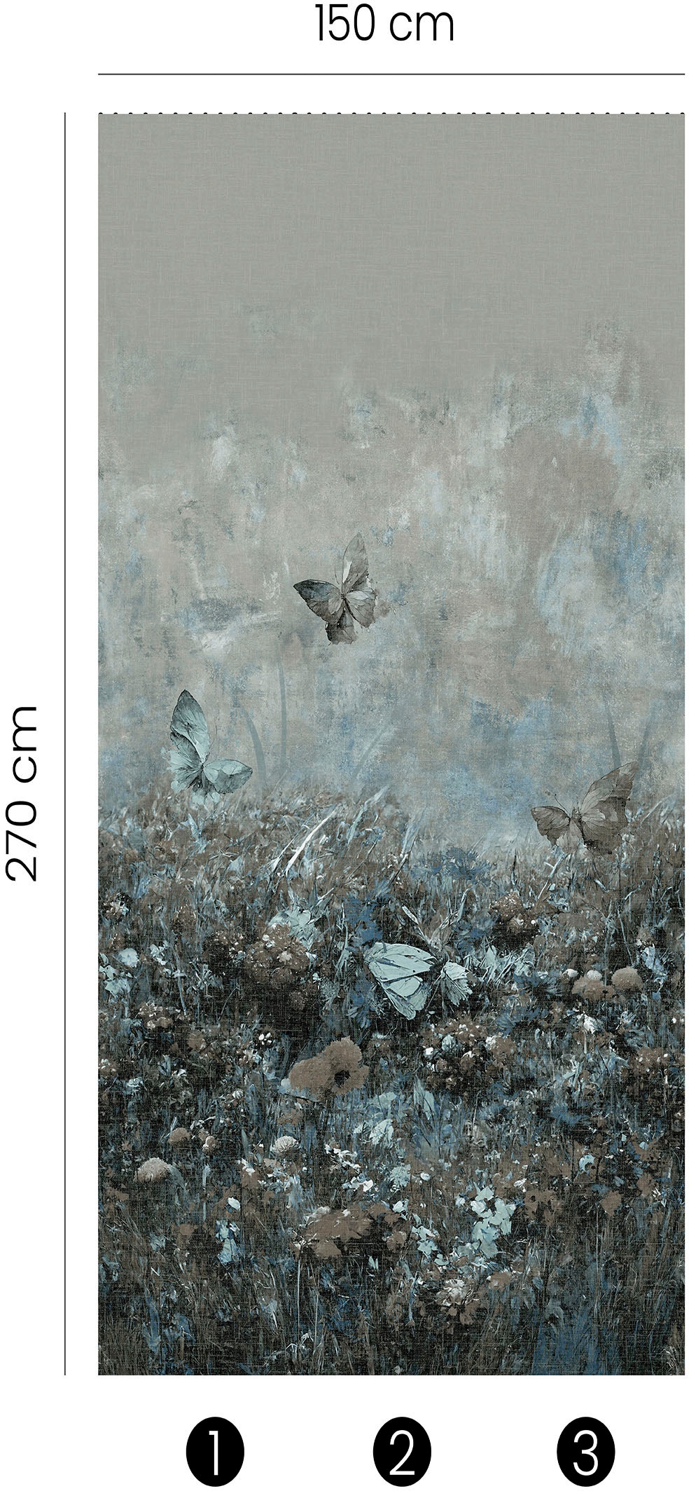 Fashion for walls Fototapete »Magic Meadow«, floral, Phthalate frei