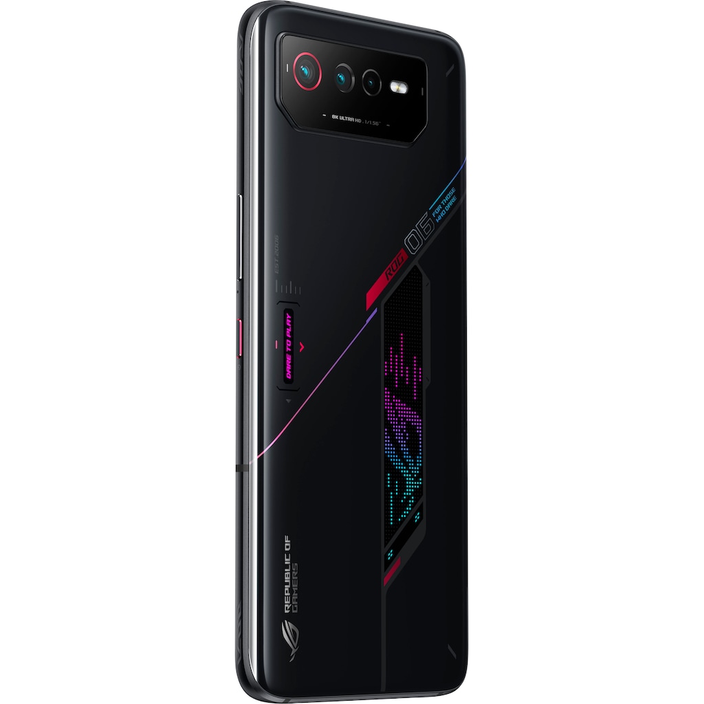 Asus Smartphone »ROG Phone 6«, Phantom Black, 17,22 cm/6,78 Zoll, 512 GB Speicherplatz, 50 MP Kamera