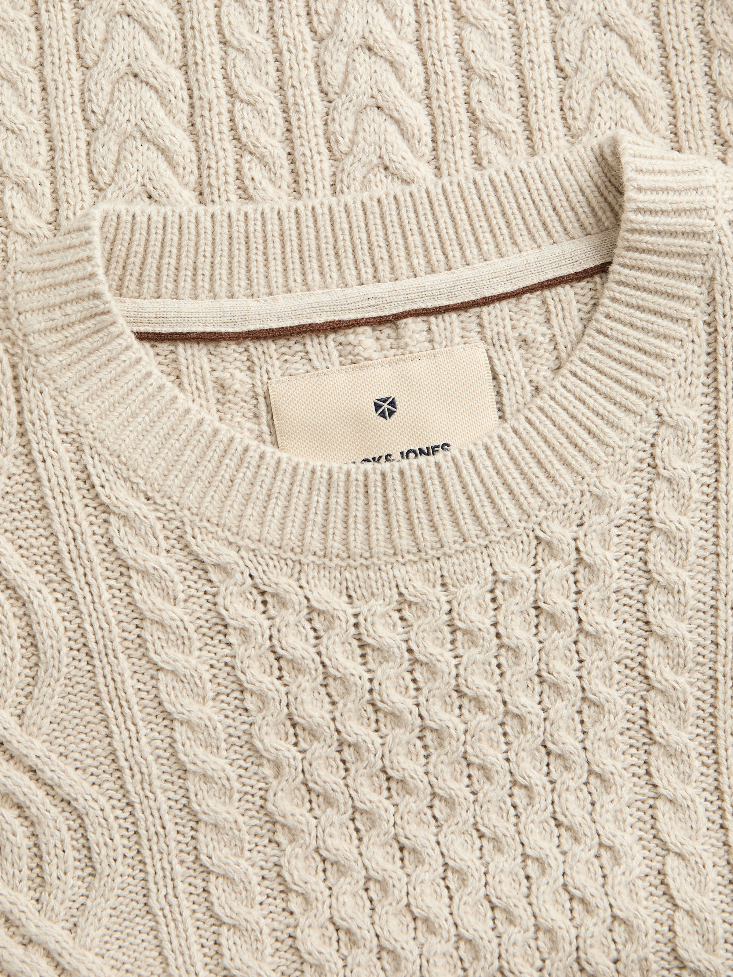 Jack & Jones Strickpullover »JPRBLUSEAN KNIT CABLE CREW NECK SN«