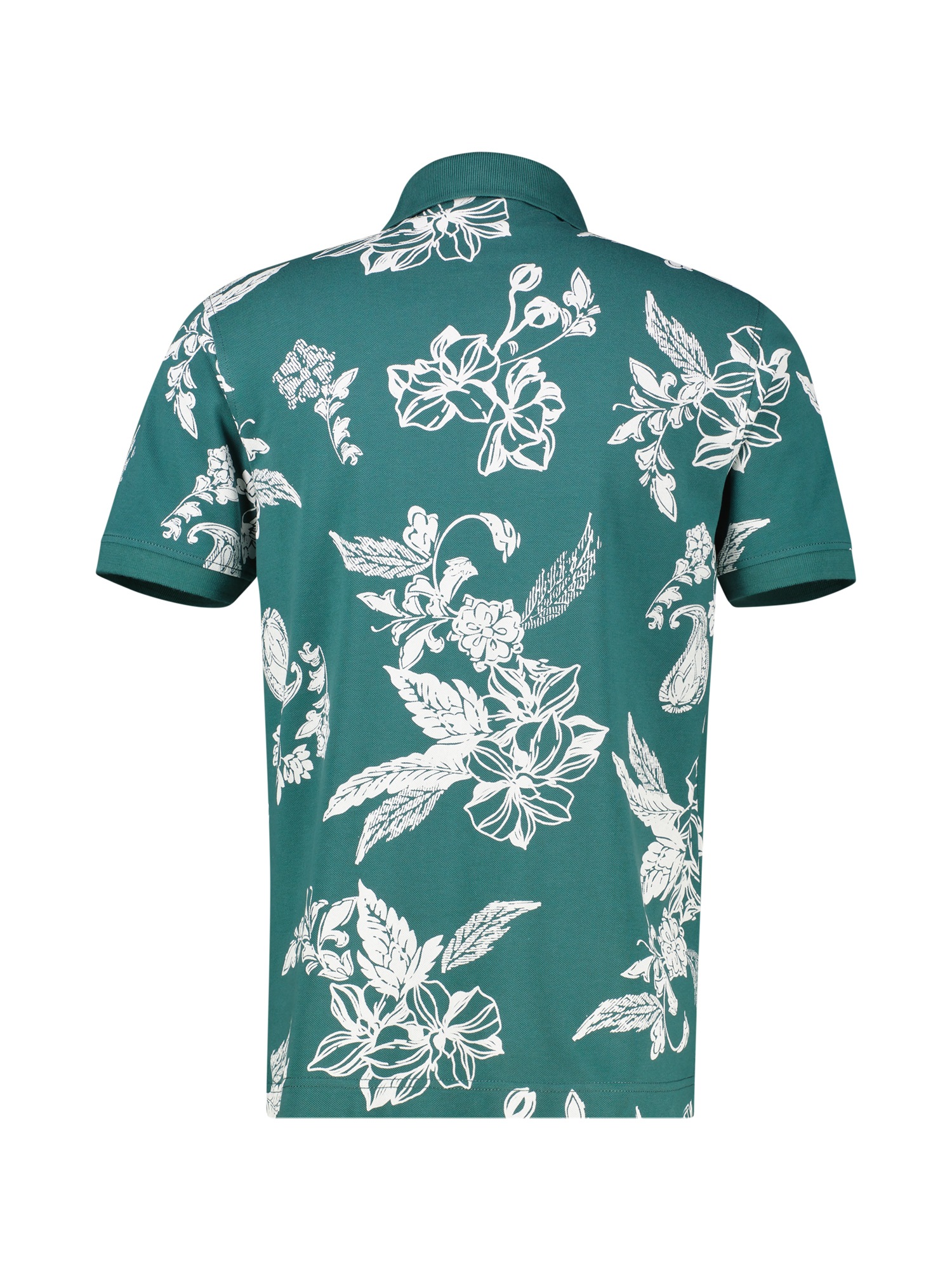 LERROS Poloshirt »Poloshirt mit floralem All-over-Print, grosse Größen«
