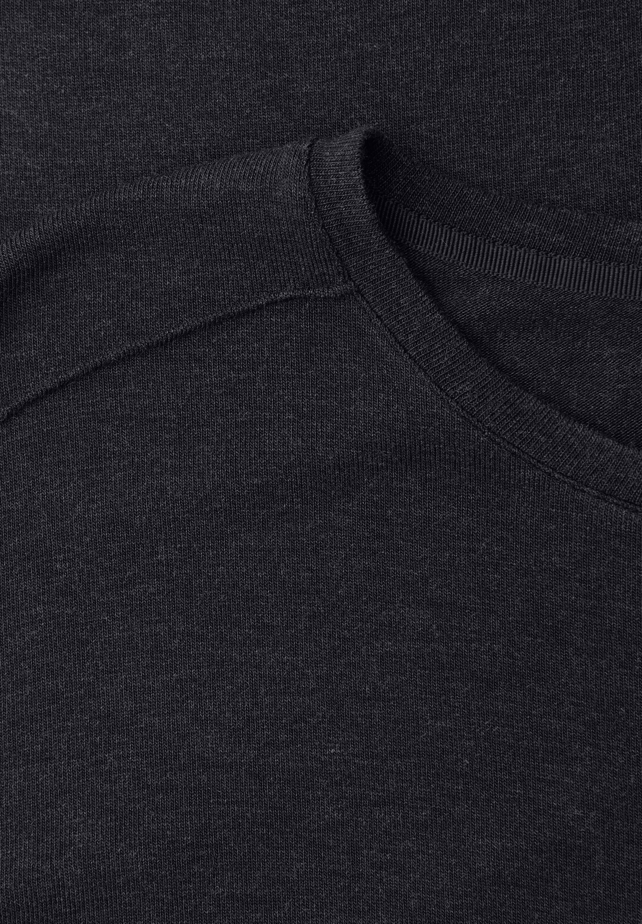 STREET ONE 3/4-Arm-Shirt im Melange-Look