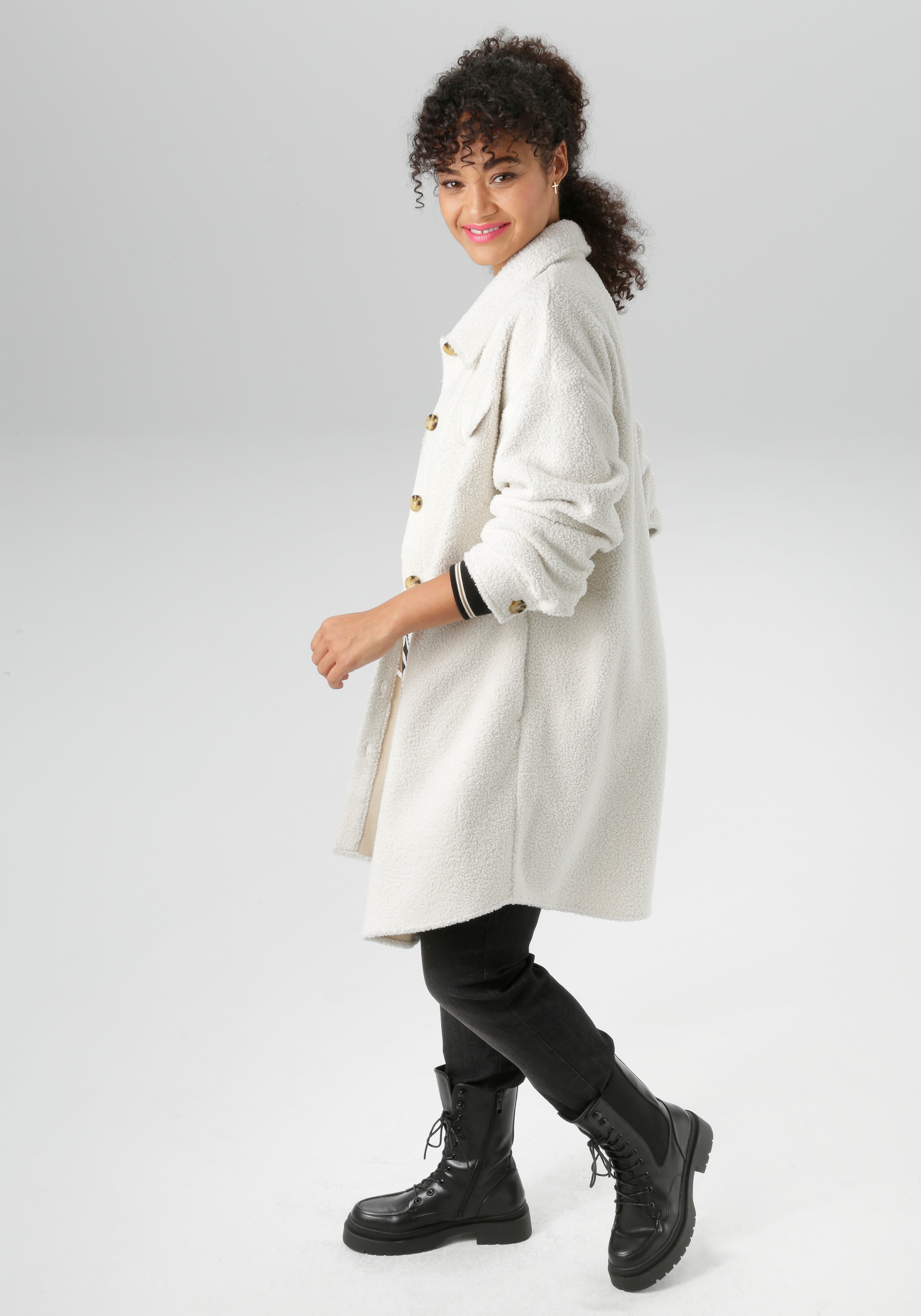 Aniston PLUS Fellimitatjacke in Plüsch Optik- NEUE KOLLEKTION