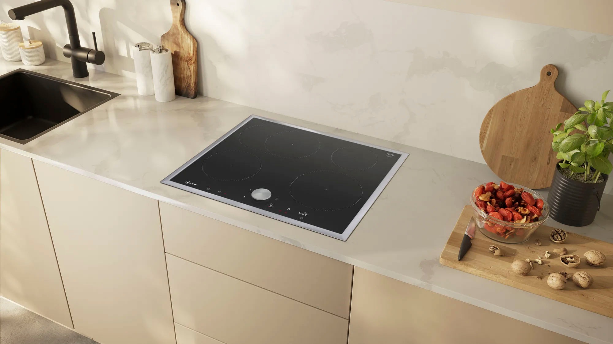 NEFF Induktions-Kochfeld von SCHOTT CERAN® »T56STF1L0«, mit intuitiver Twist Pad® Bedienung