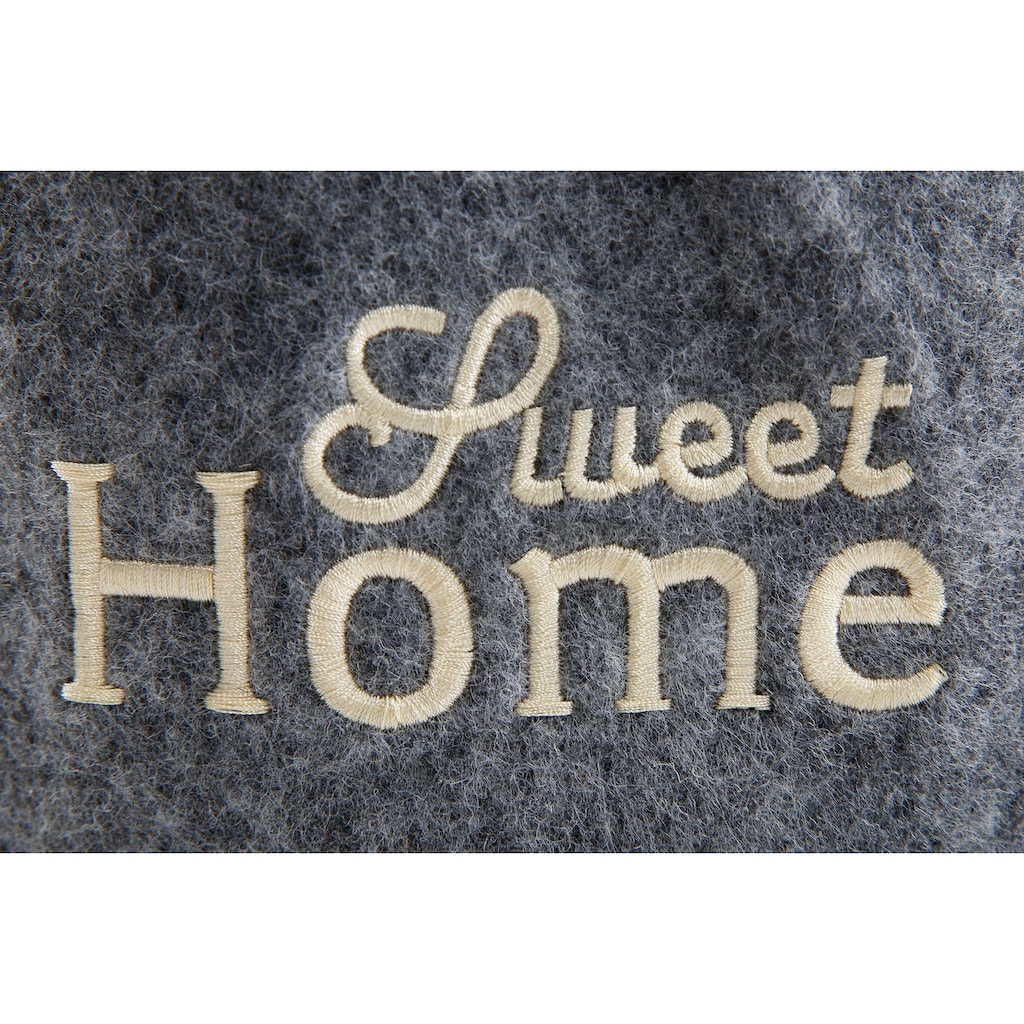 Home affaire Hängeaufbewahrung »Home Sweet Home«, (Set, 7 St.), Gästepantoffel-Set