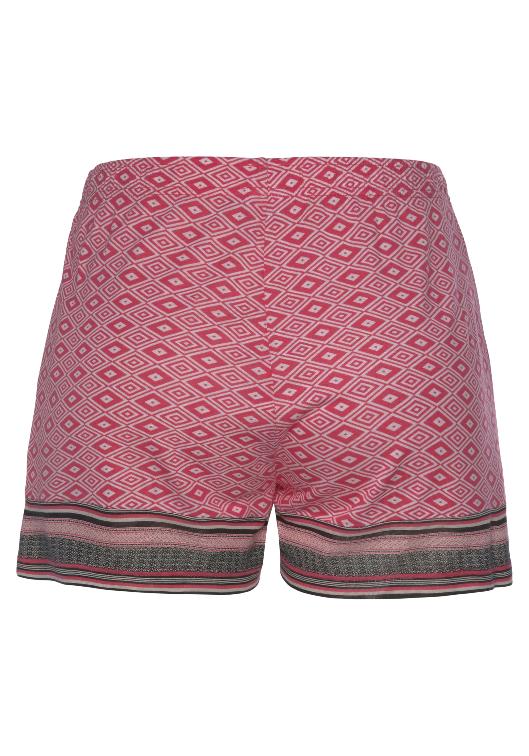 Vivance Dreams Schlafshorts, in schönem Ethno-Design