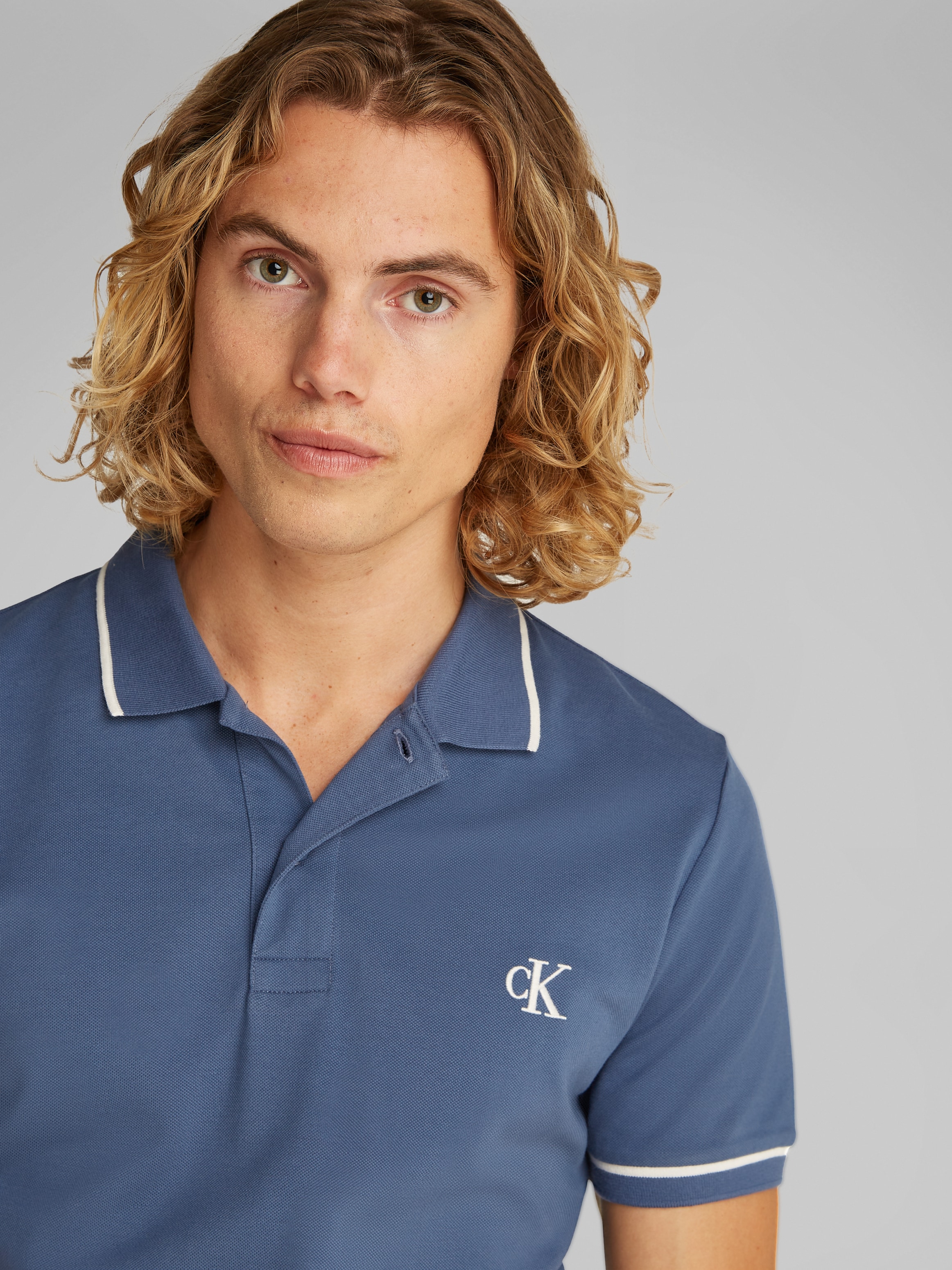 Calvin Klein Jeans Poloshirt »TIPPING SLIM POLO«
