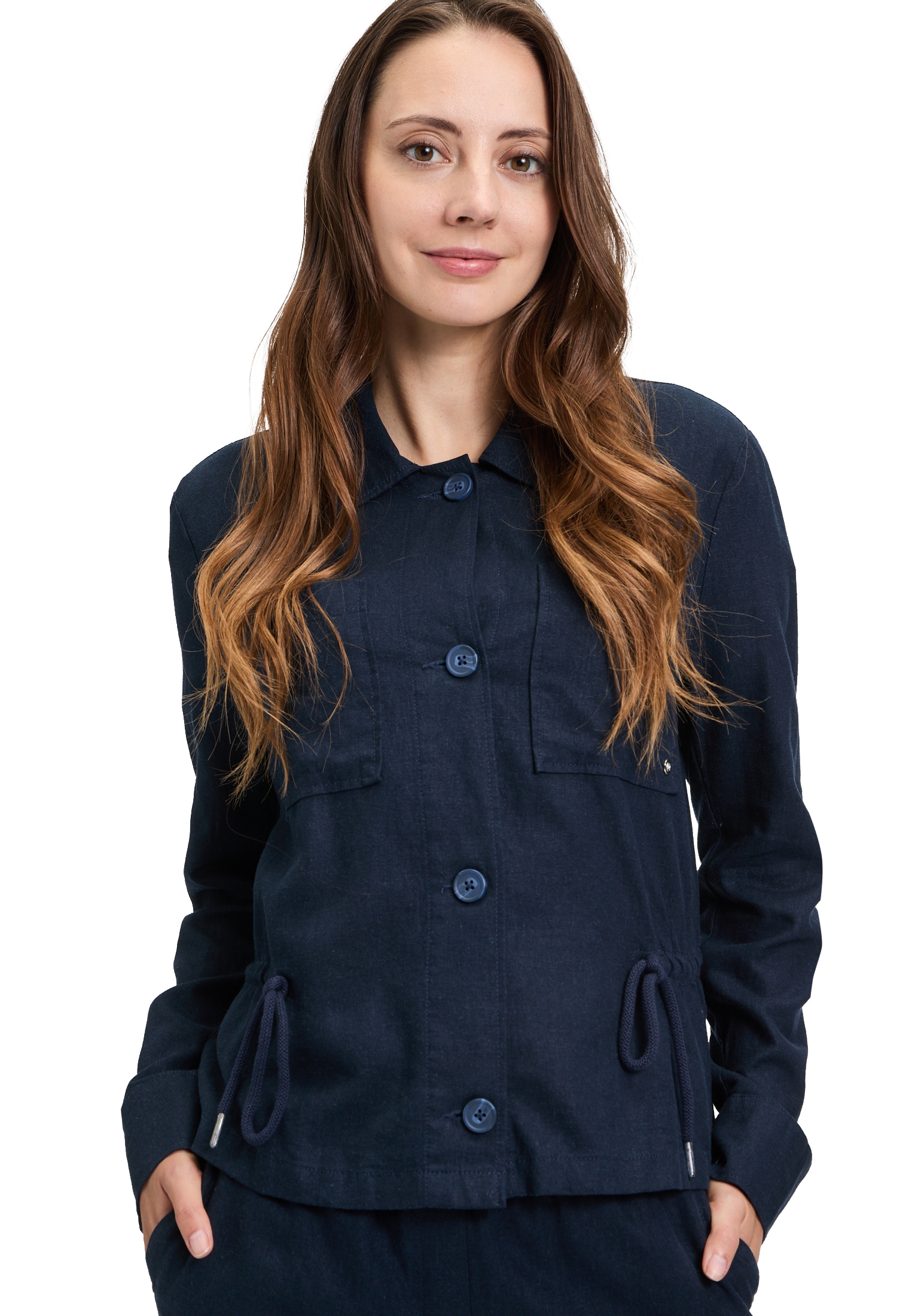 Betty&Co Jackenblazer »Casual-Jacke mit Taschen«