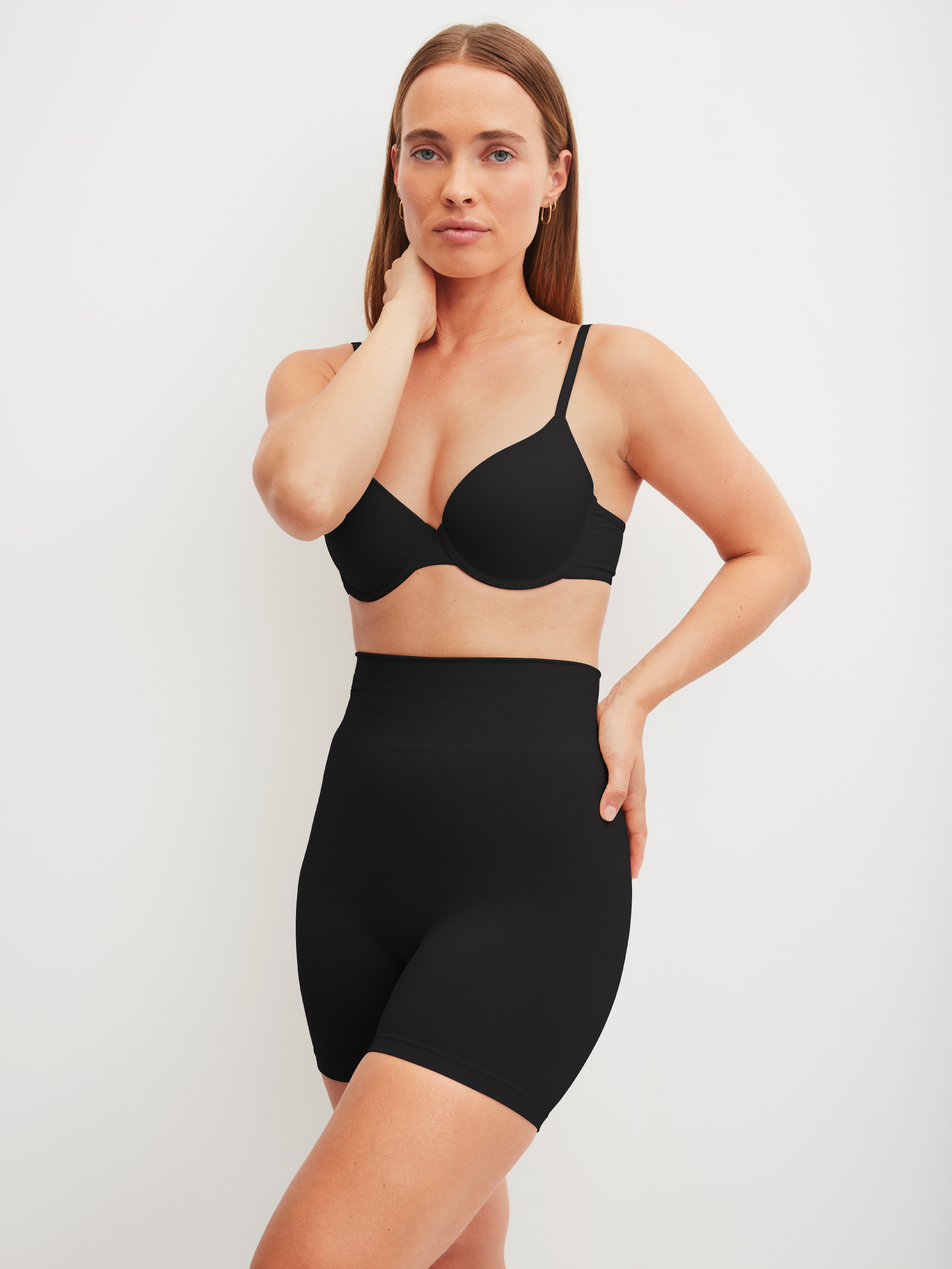 CALIDA Lange Unterhose »Seamless Shape« mit hohem Bund und flachem Abschluss
