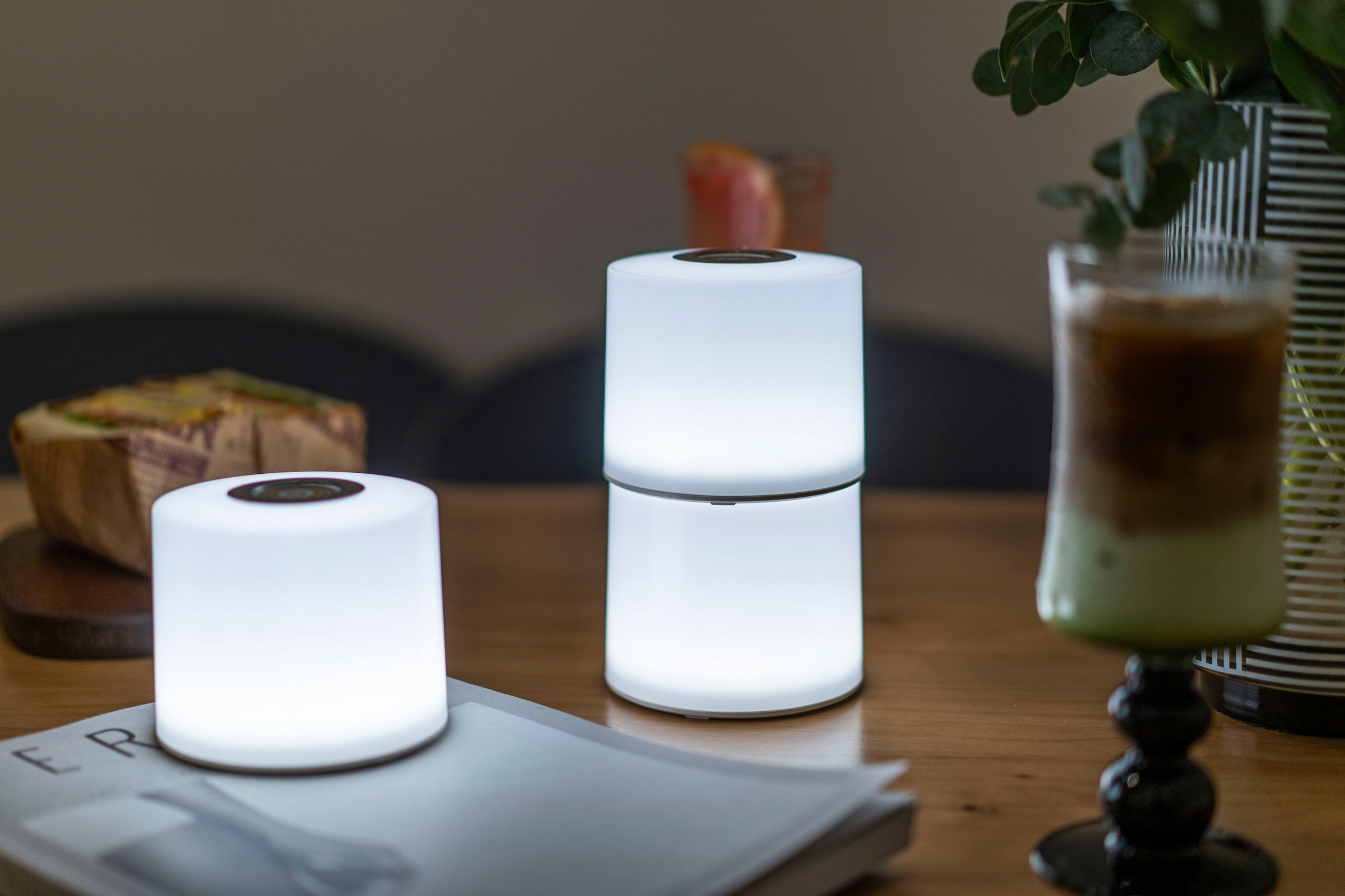 Tischleuchte Smarte flammig-flammig, Smart-Home online bei LUTEC 1 »NOMA«, OTTO LED-Leuchte