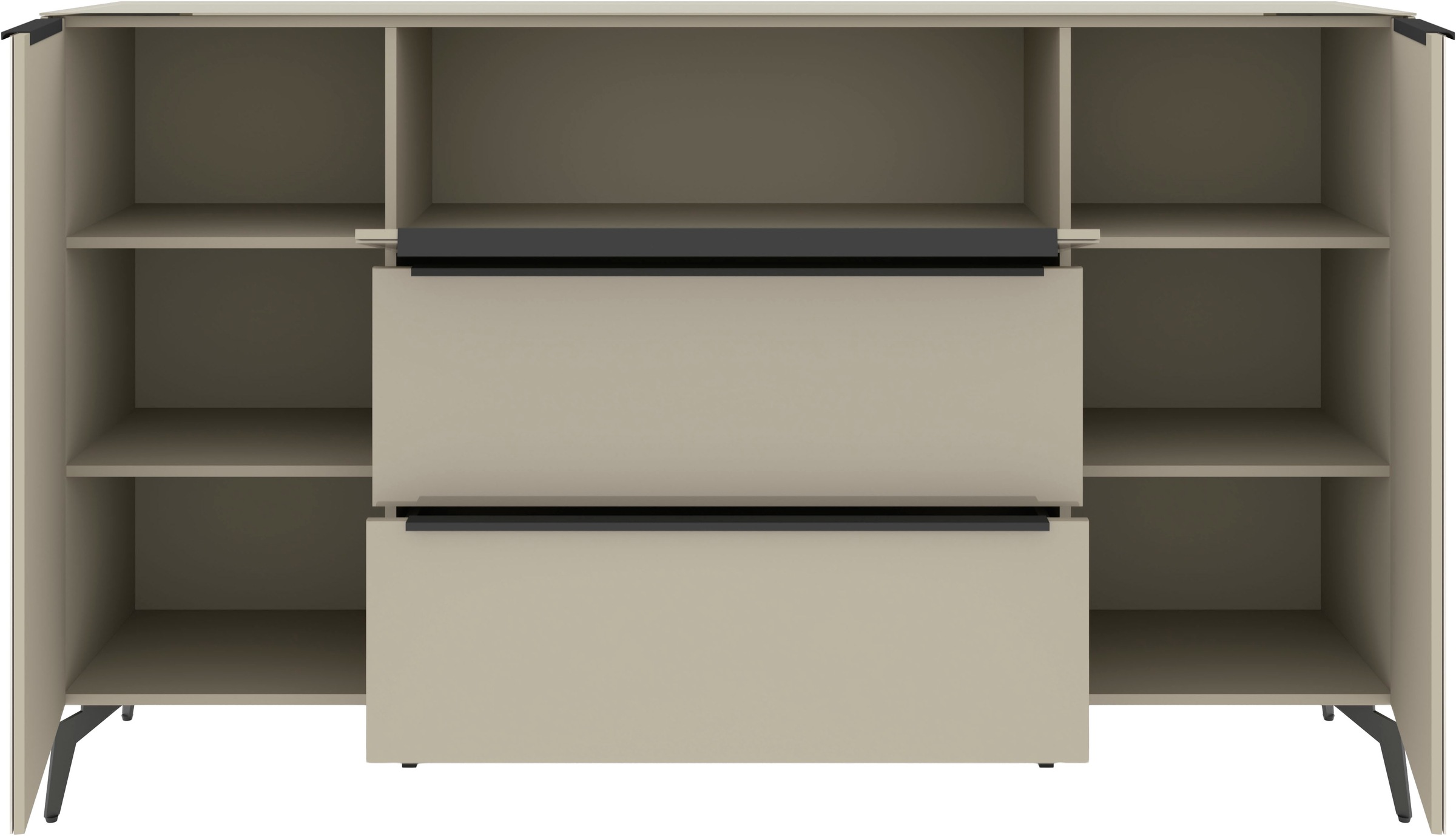 set one by Musterring Sideboard »Reno« 1 Stk. tlg. Mit Winkelfuß in diversen Farben, 109 cm Höhe & Farbauswahl