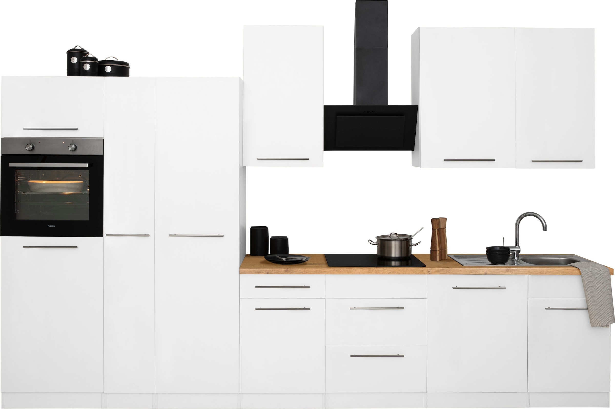 wiho Küchen Küchenzeile »Unna«, ohne E-Geräte, Breite 360 cm