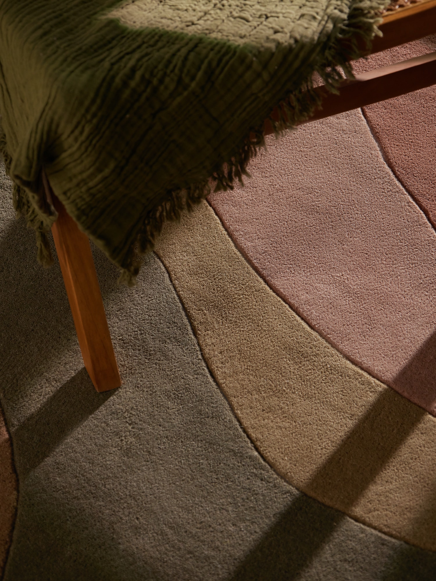 Ted Baker Wollteppich »Flood« rechteckig 17 mm Höhe Wolle, Naturteppich, Handgemacht, Wohnzimmer, Schlafzimmer, Bunt