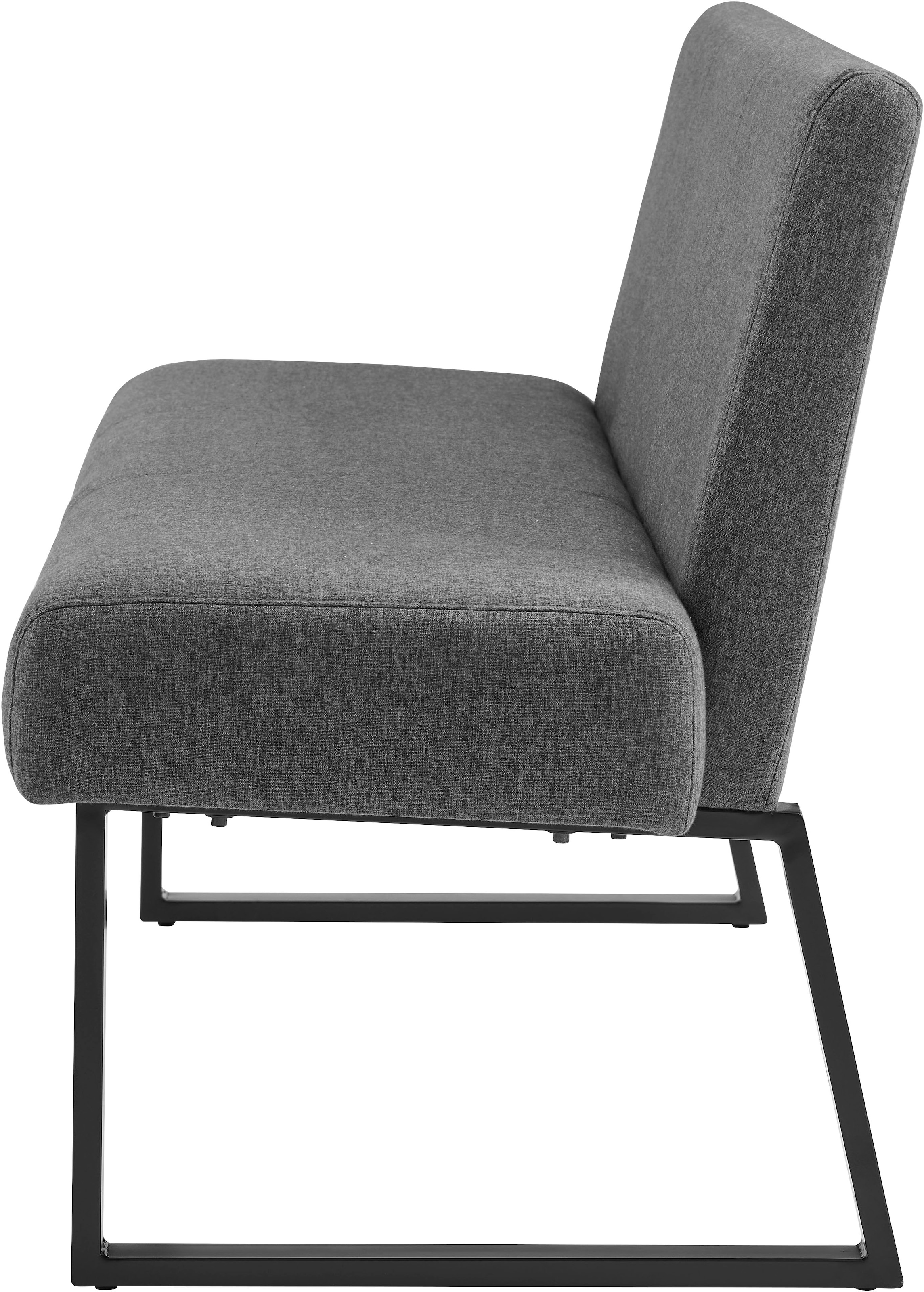 OTTO home Essgruppe »Gellina« Set, 4 tlg. ausziehbarer Esstisch, Freischwinger, Sitzbank mit Rückenlehne