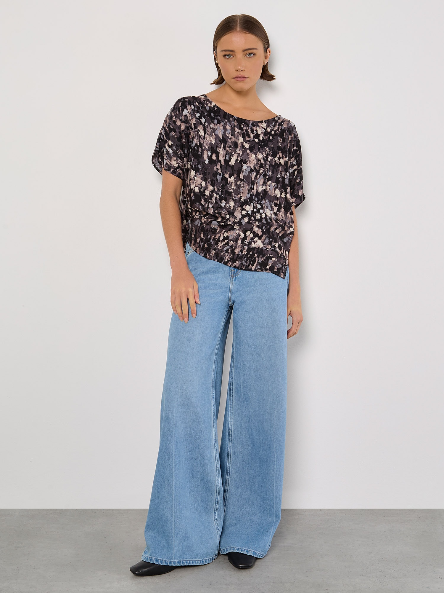 Apricot Shirttop »Top« mit Seitenschlitz