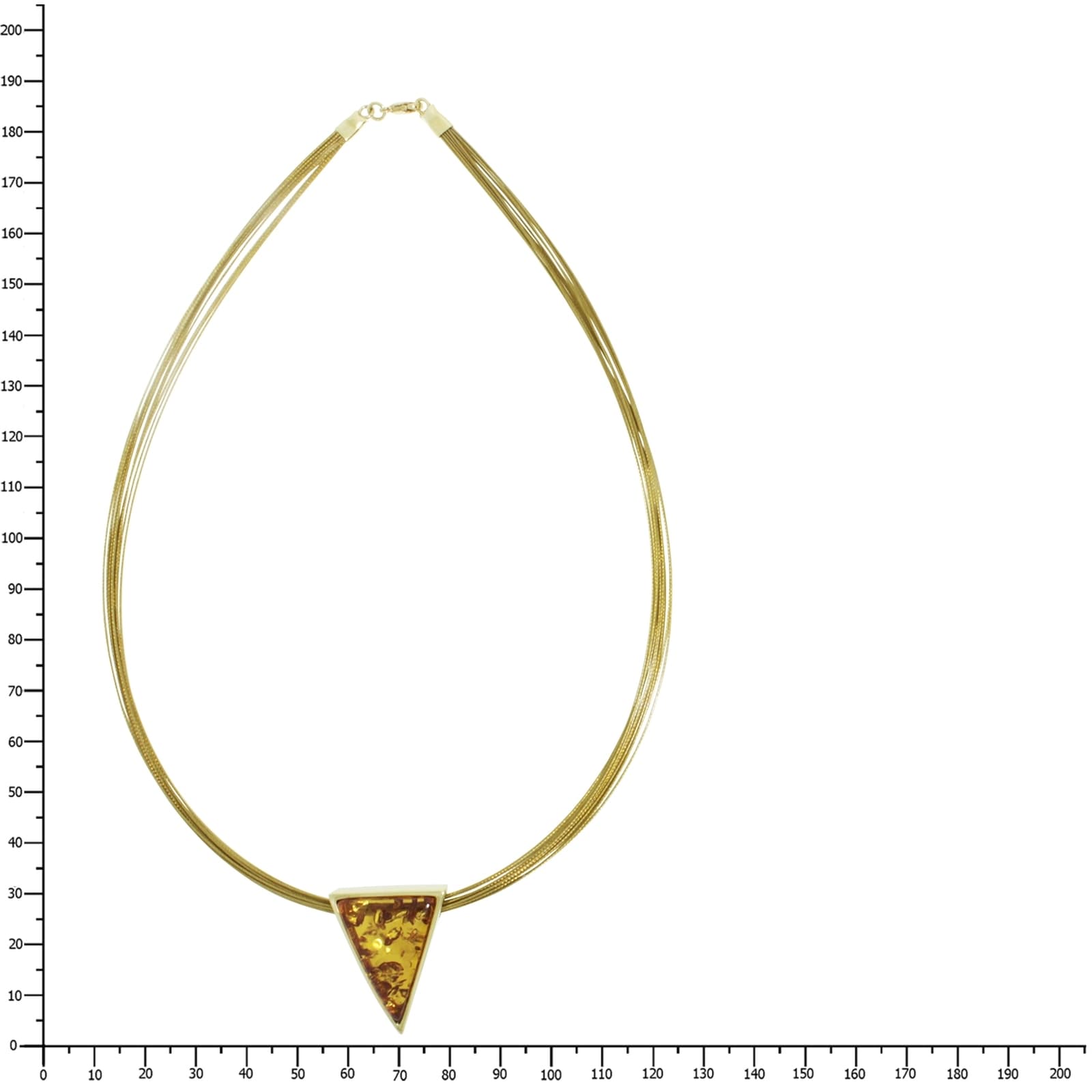OSTSEE-SCHMUCK Kette mit Anhänger »- Gleiter-Classic 29x22 mm - Gold 333/000 - Bernstein«