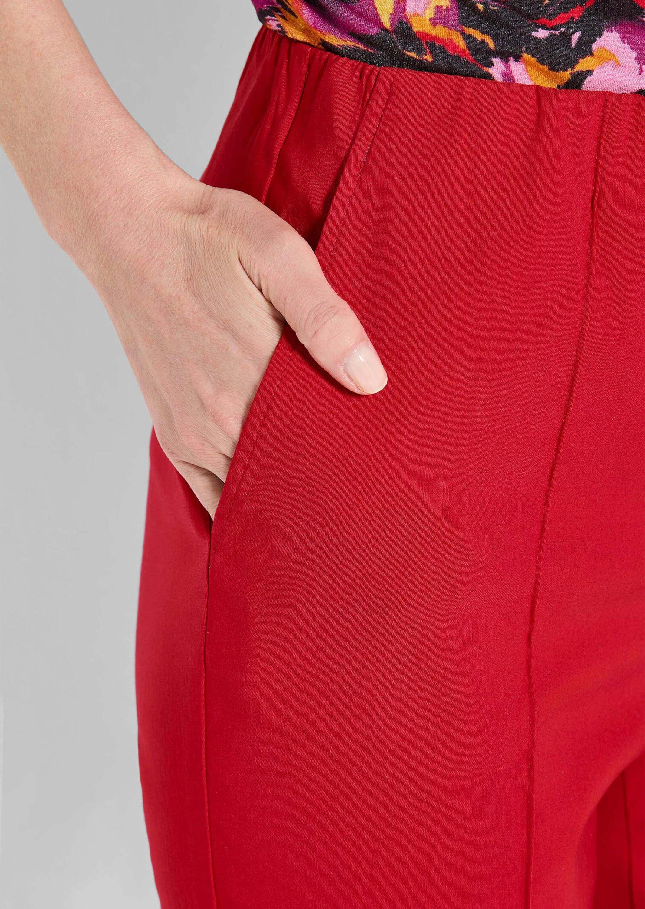 GOLDNER Schlupfhose »Bengalinhose LOUISA mit Biesen«
