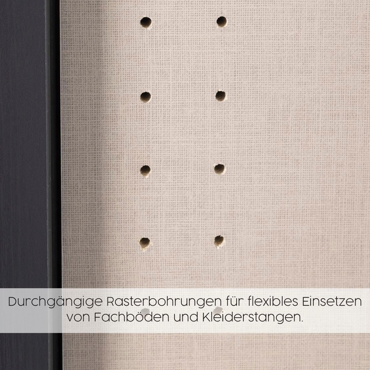 rauch Drehtürenschrank »Kleiderschrank Schrank Garderobe AGORDO mit Dekor- oder Hochglanzfront«, (in zwei Griff-Farben, Breiten 91-360 cm), durchdachte Innenausstattung, in 7 Breiten und 2 Höhen MADE IN GERMANY