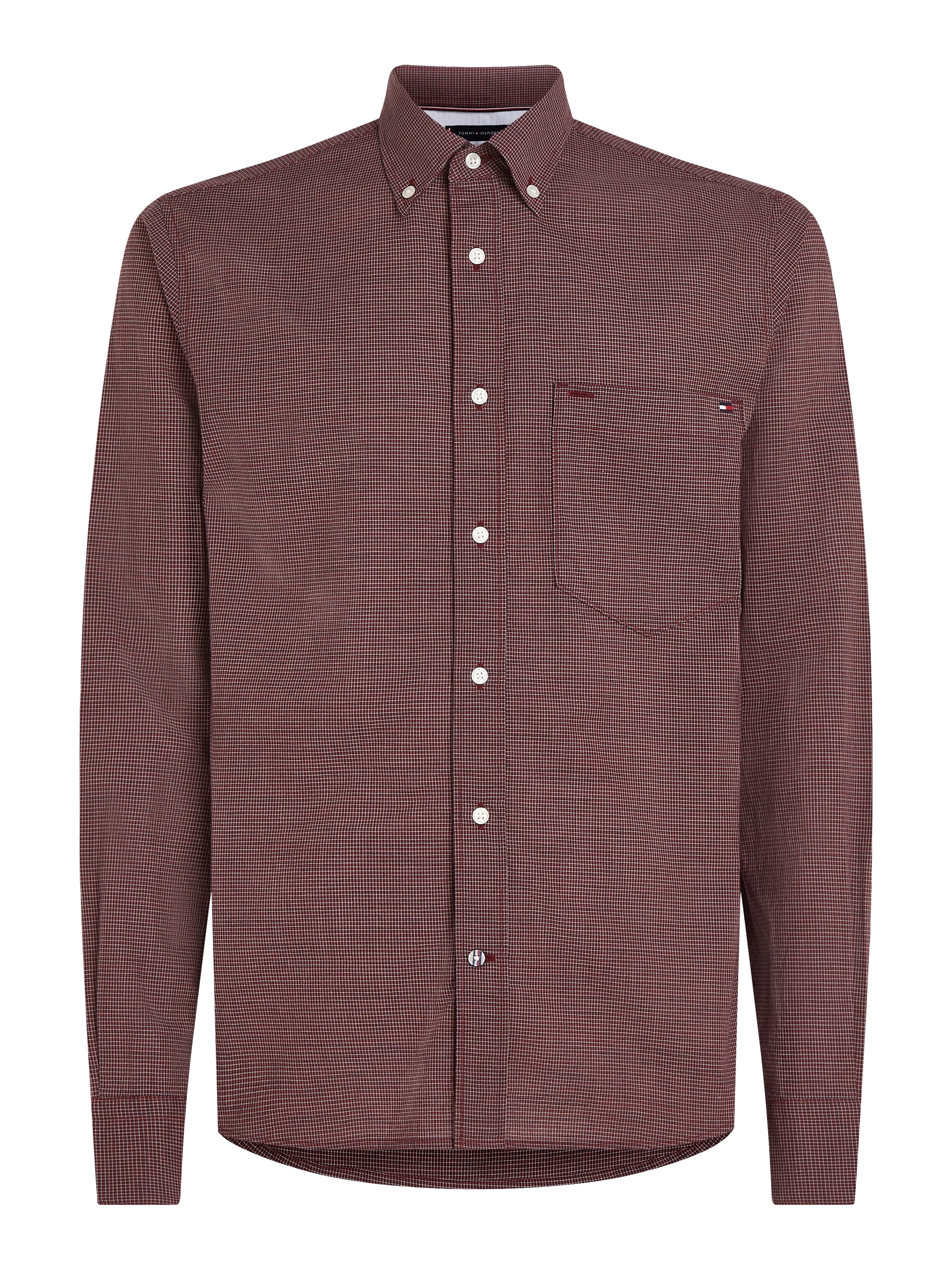 Tommy Hilfiger Langarmhemd »HOUNDSTOOTH RF SHIRT«