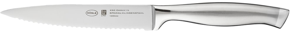 RÖSLE Allzweckmesser »Basic Line«, (1 tlg.), mit Wellenschliff, Obst und Gemüse, Klingenspezialstahl