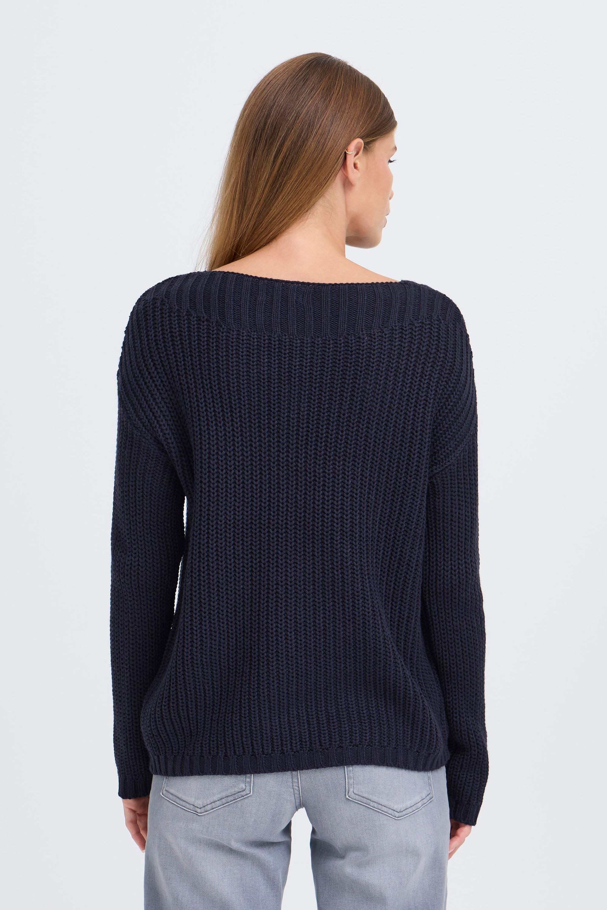 OXMO Strickfleece-Pullover »Strickpullover OXKanna«