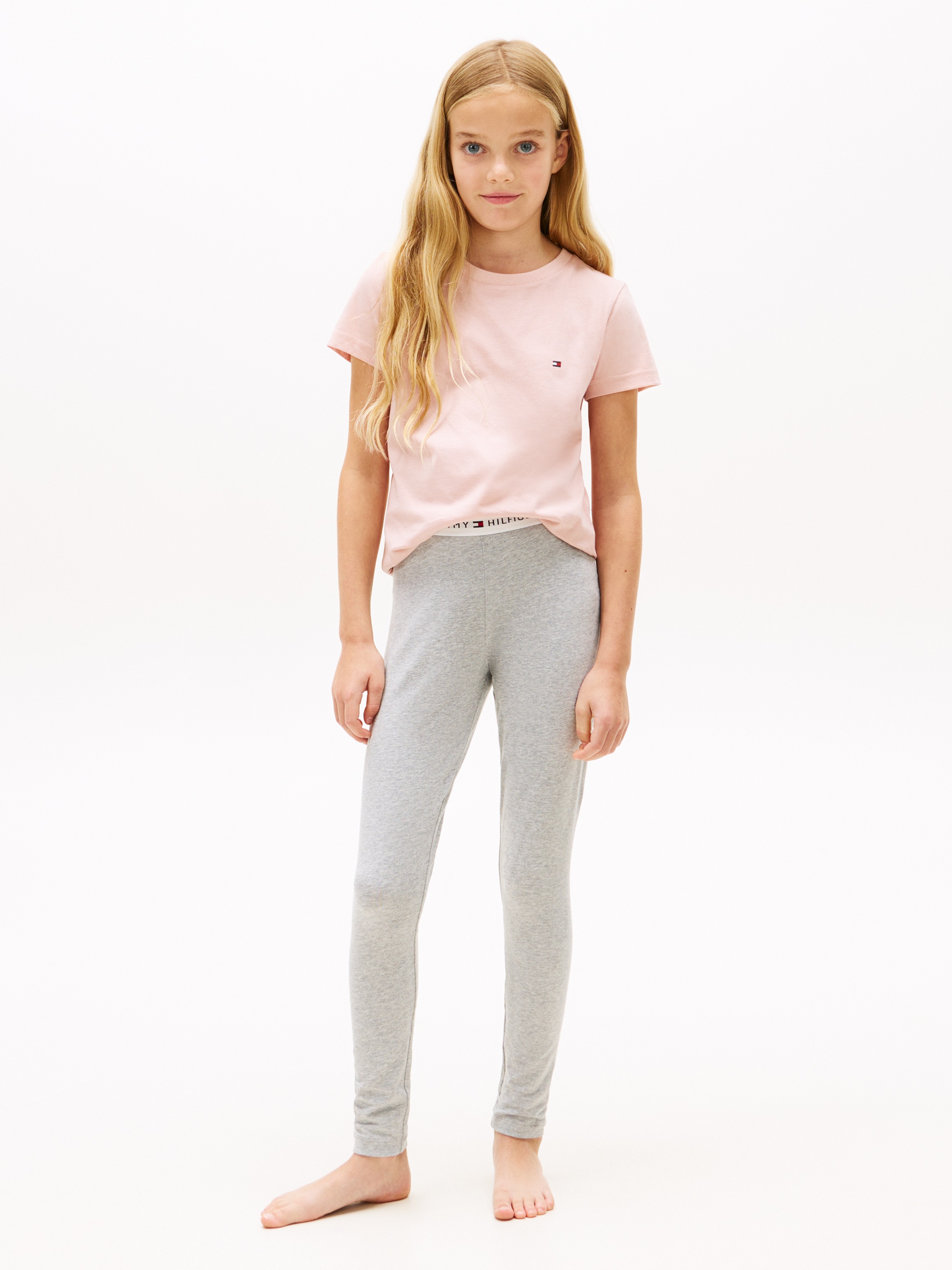 Tommy Hilfiger Underwear T-Shirt »2P CN TEE mit Stickerei und Rundhals im 2er-Pack« Packung, 2er-Pack, 2 unifarben, casual, regular fit, Baumwolle, Rundhals