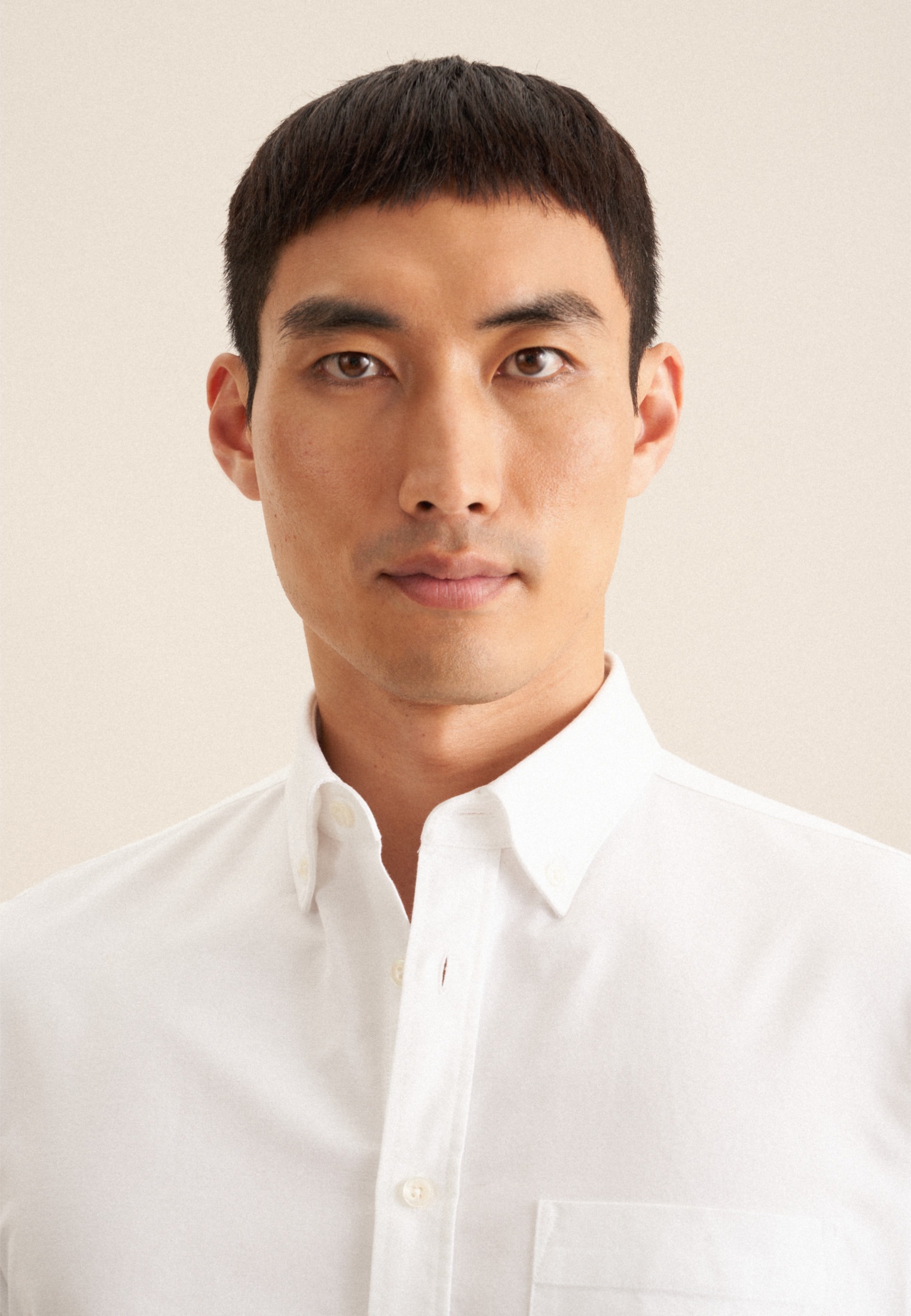 seidensticker Businesshemd, Slim 1/1 Button-Down-Kragen Uni