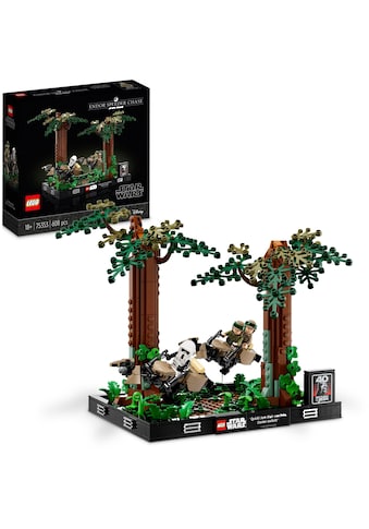 Konstruktionsspielsteine »Verfolgungsjagd auf Endor – Diorama (75353), LEGO® Star...