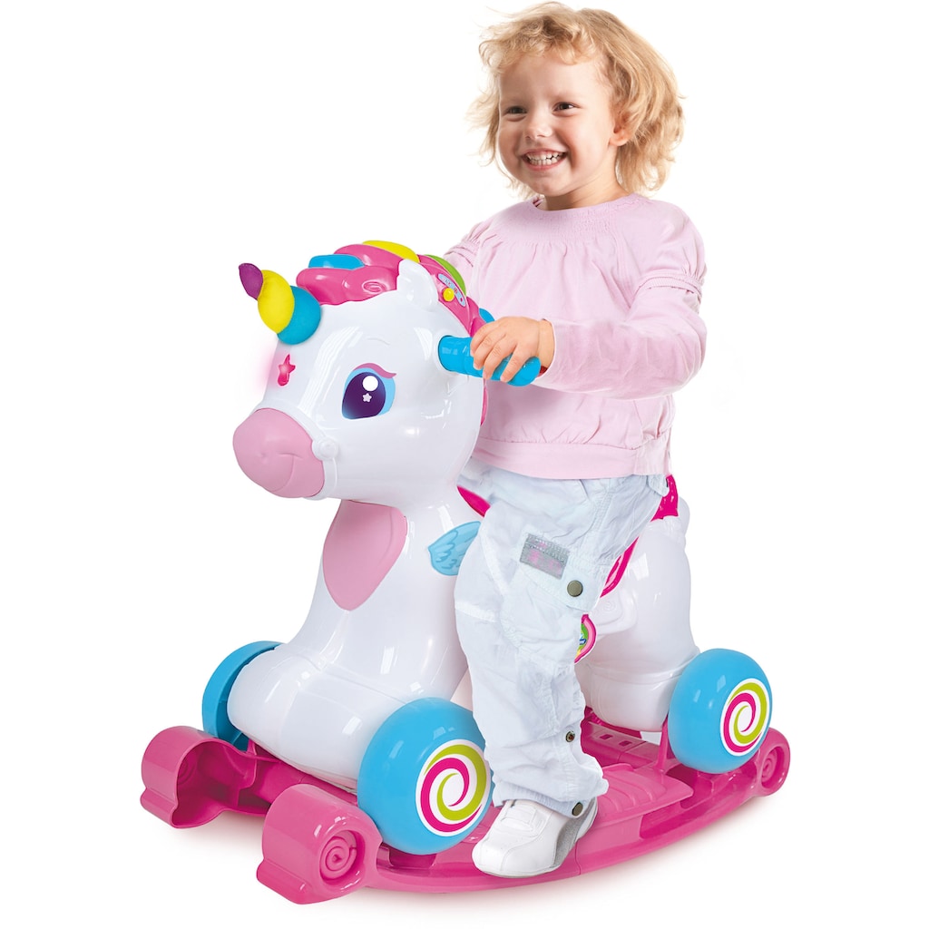 Clementoni® Schaukeltier »Baby Clementoni, Schaukel-Einhorn 3in1«