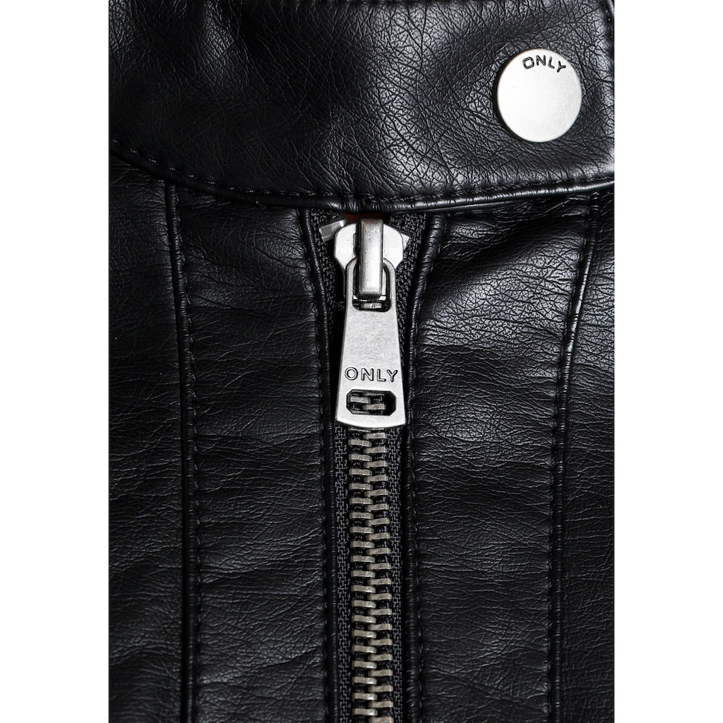 ONLY Lederimitatjacke »ONLBANDIT FAUX LEATHER BIKER«