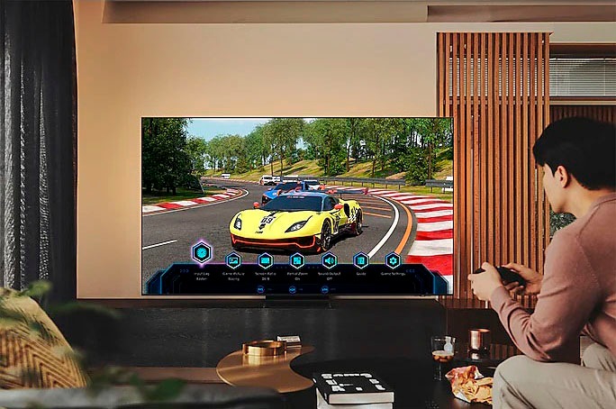 Samsung QLED-Fernseher »GQ55QN95BAT«, Smart-TV, Quantum Matrix Technologie mit Neural Quantum 4K,HDR 2000,UHD Plus