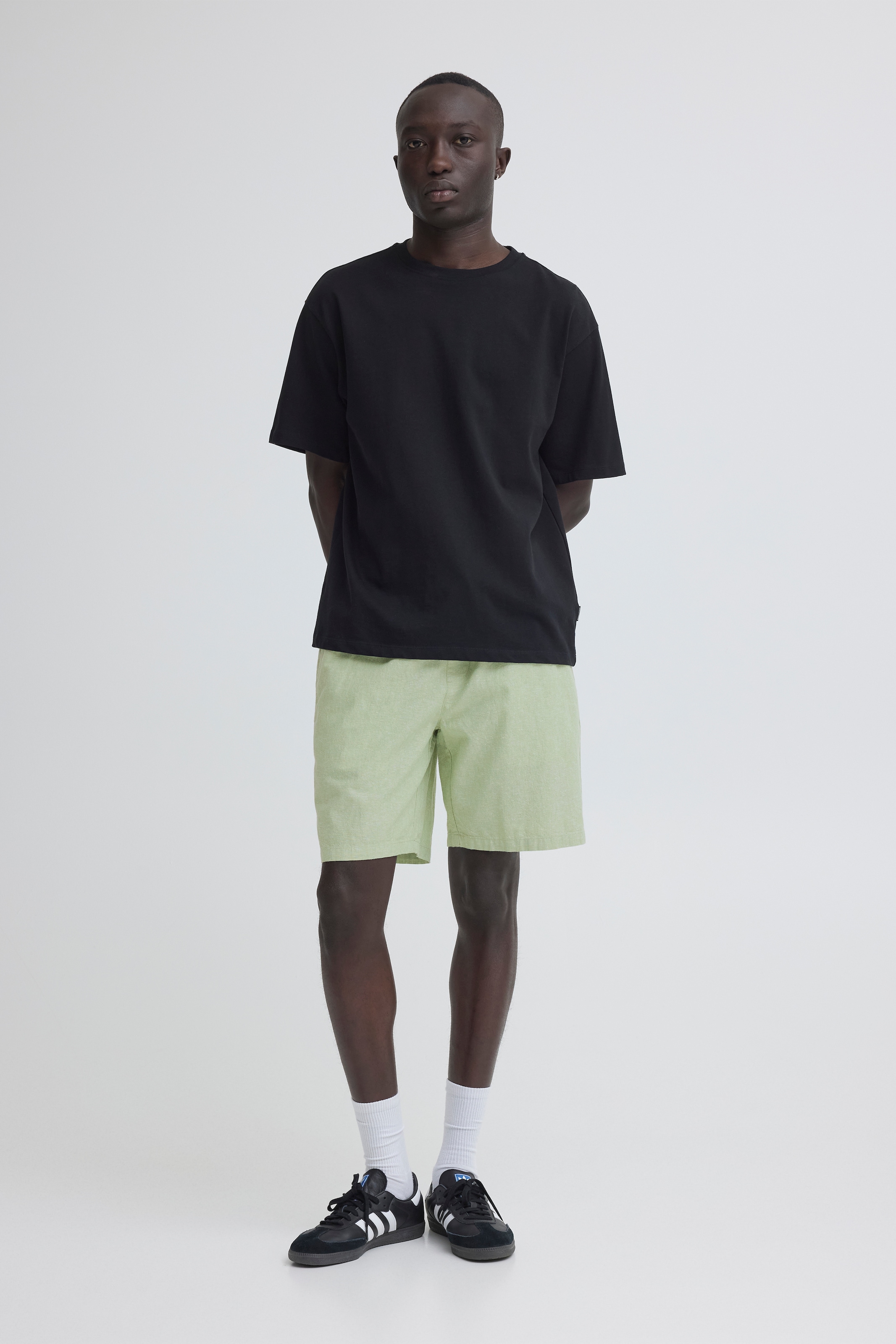 Blend Bermudas »BHABAN LIN SHORTS PP NOOS«  in sommerlicher Leinen-Optik