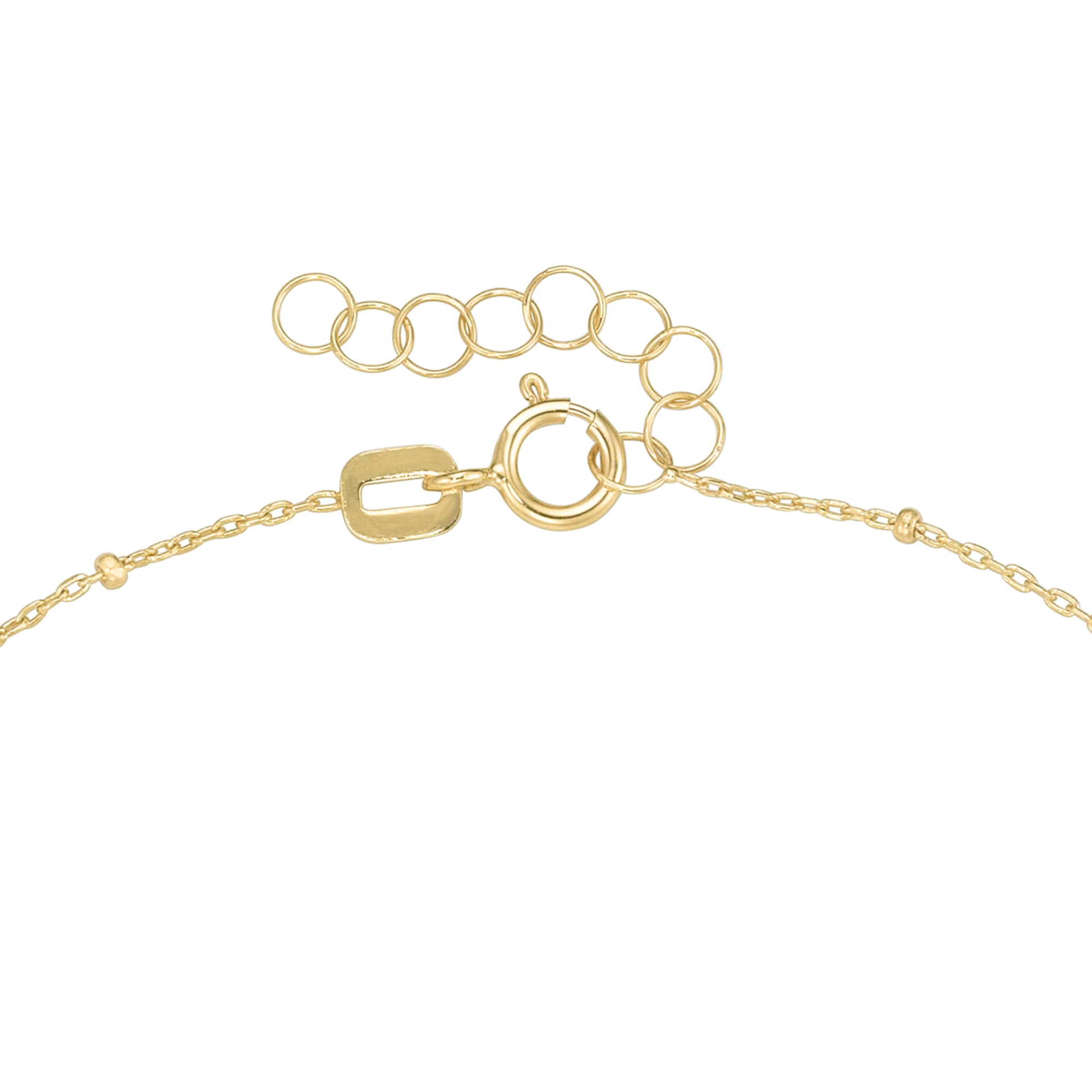 Luigi Merano Armband »Armband mit Mittelteil Blüte, Gold 375«