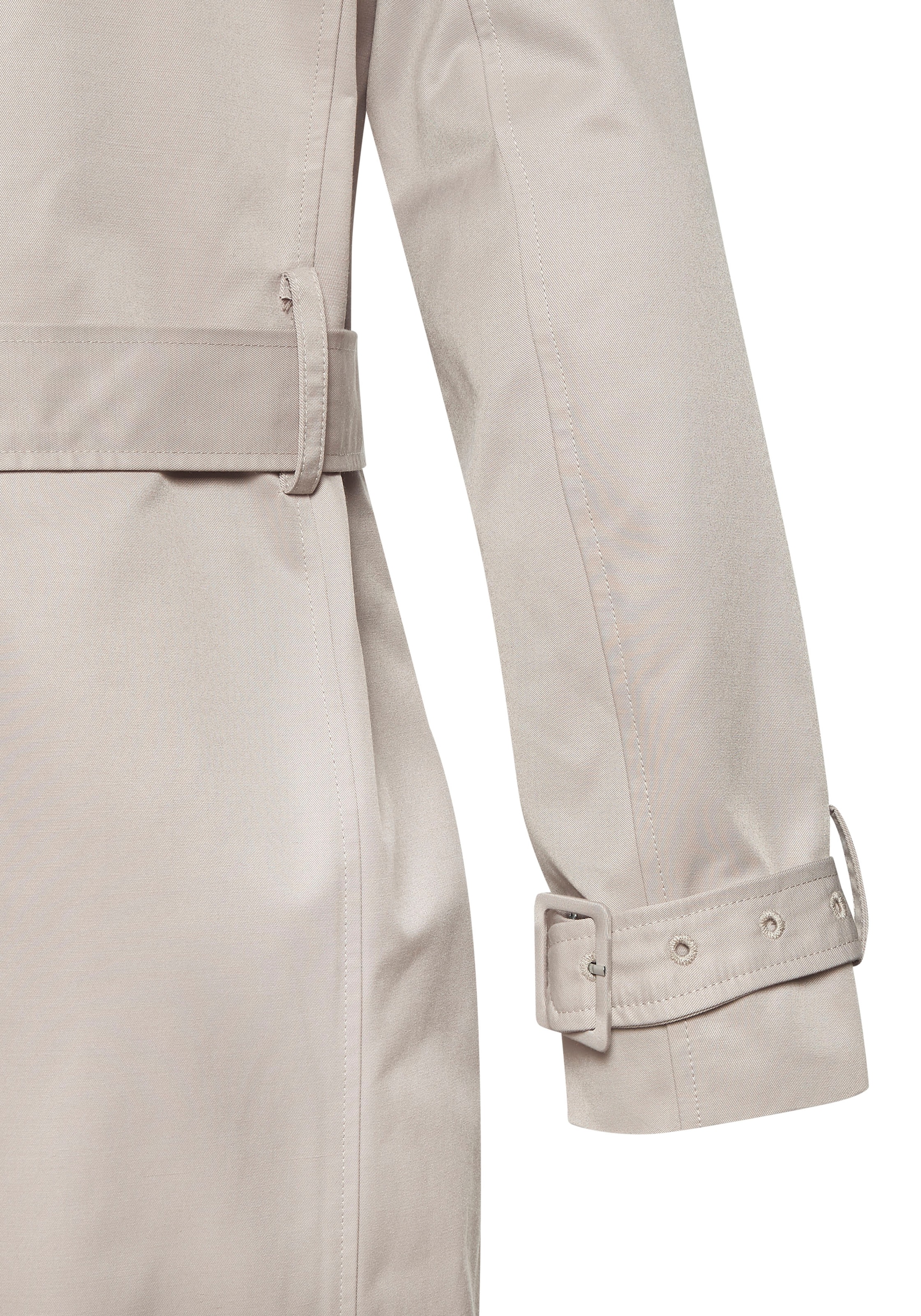 LASCANA Trenchcoat, mit Passe, pflegeleichter Materialmix