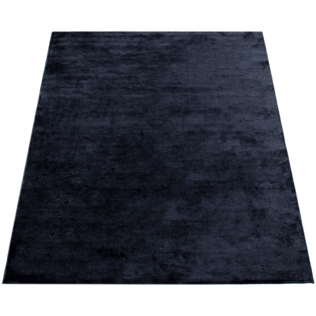 Paco Home Teppich »Cadiz 630«, rechteckig, 22 mm Höhe, Uni-Farben, besonders weich, auch als Läufer erhältlich, waschbar