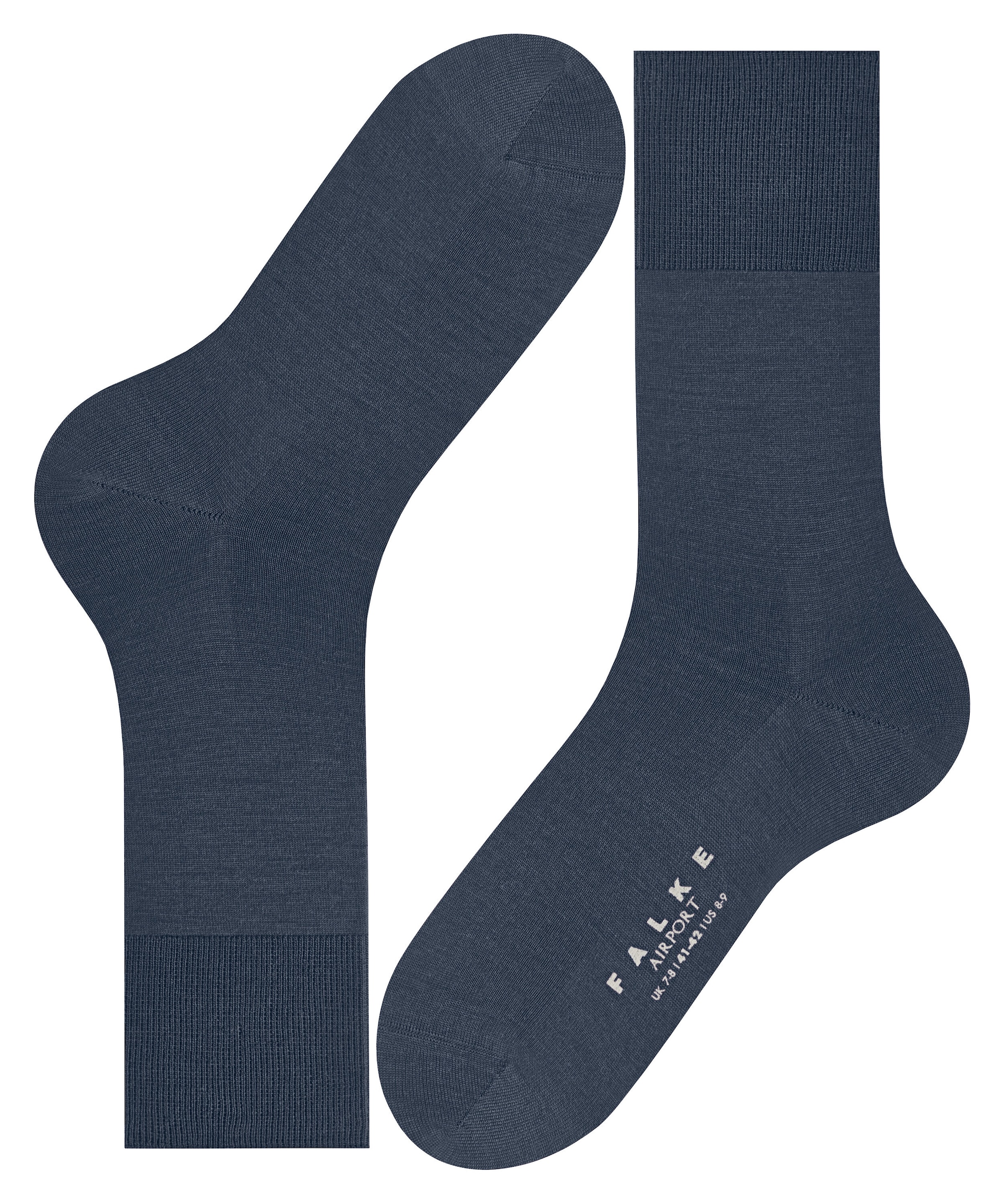 FALKE Socken »Airport«, mit Merinowolle außen, Baumwolle innen, atmungsaktiv