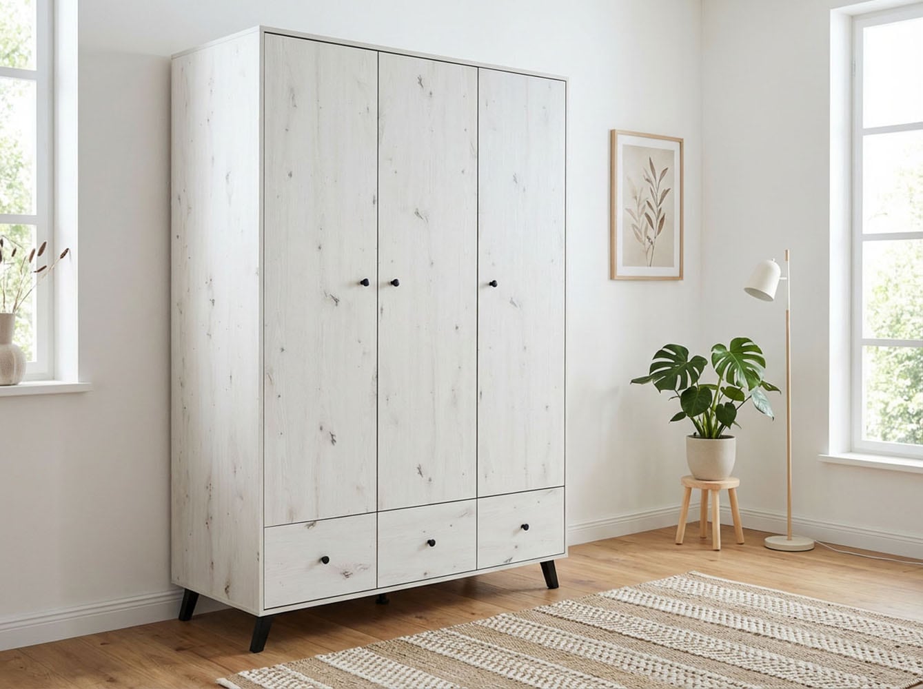 arthur berndt Kleiderschrank »Kinderkleiderschrank »Lavea« 3-türig«