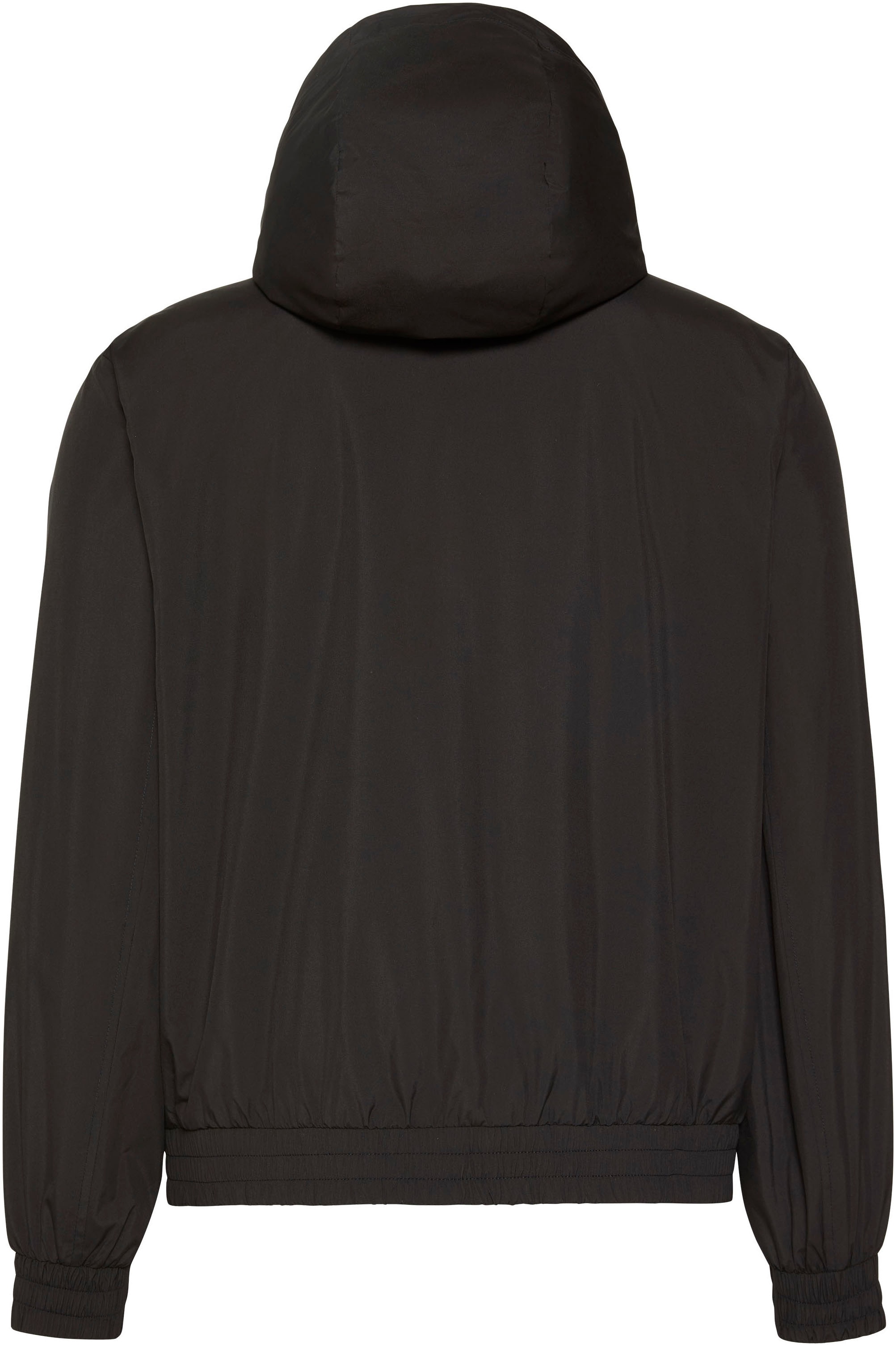 Calvin Klein Jeans Allwetterjacke »HOODED NYLON« mit Kapuze Regular fit mit Rundhalsausschnitt und Kapuze