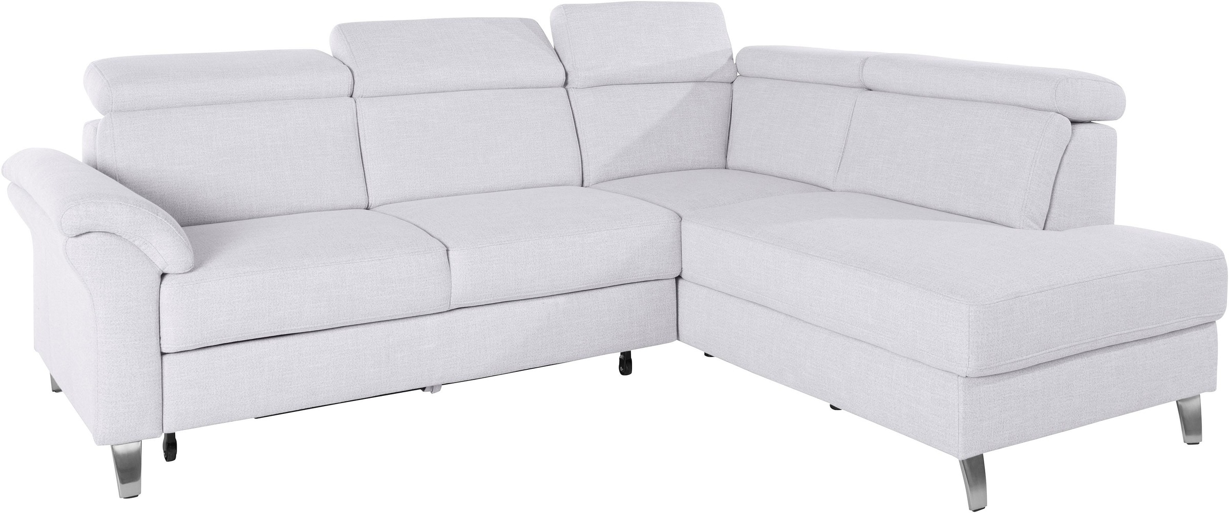 sit&more Ecksofa, inklusive Kopfteilverstellung, wahlweise mit Bettfunktion und Bettkasten