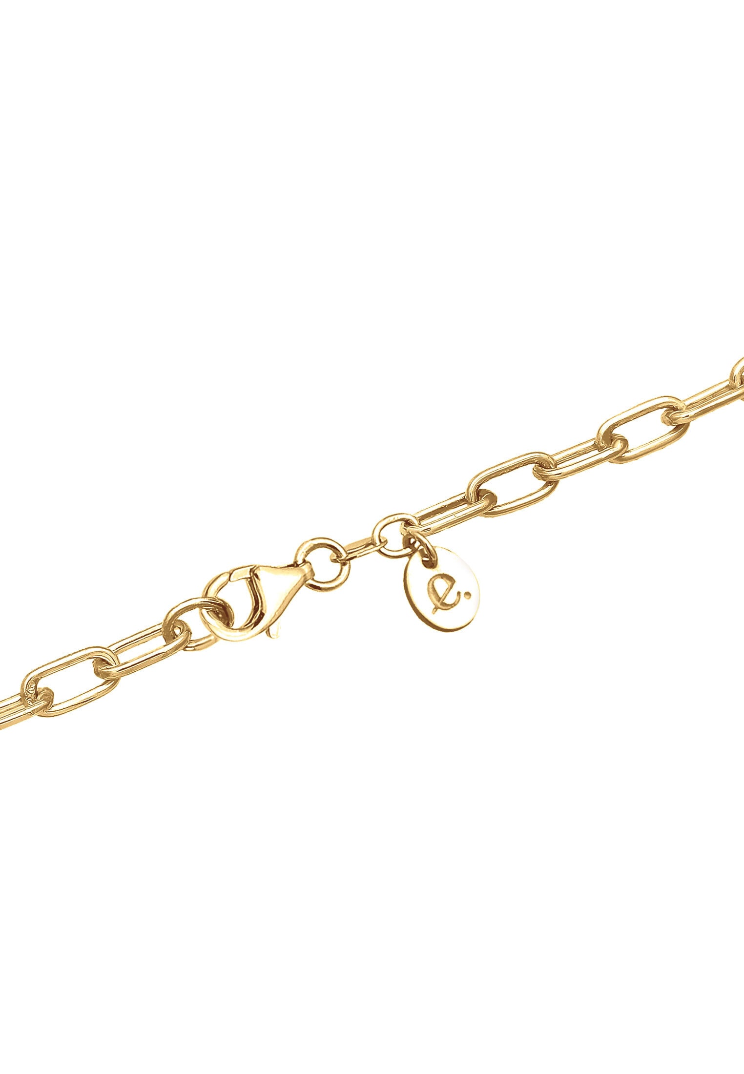 Elli Premium Kette ohne Anhänger »Halskette Basic Gliederkette Blogger Trend 925er Silber«