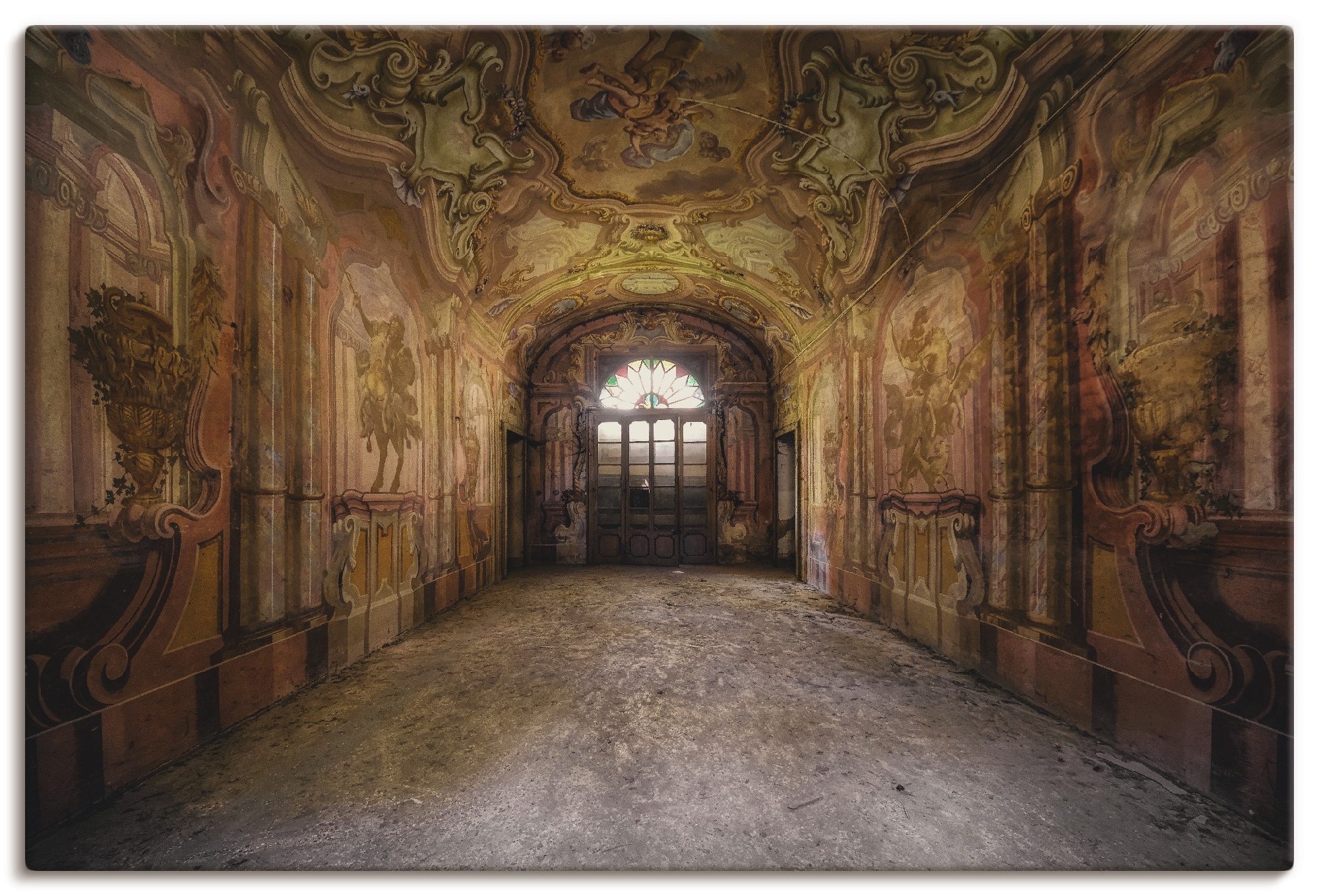 Artland Wandbild »Lost Place - Villa - verlassene Orte«, Gebäude, (1 St.), in vielen Größen & Produktarten - Alubild / Outdoorbild für den Außenbereich, Leinwandbild, Poster, Wandaufkleber / Wandtattoo auch für Badezimmer geeignet