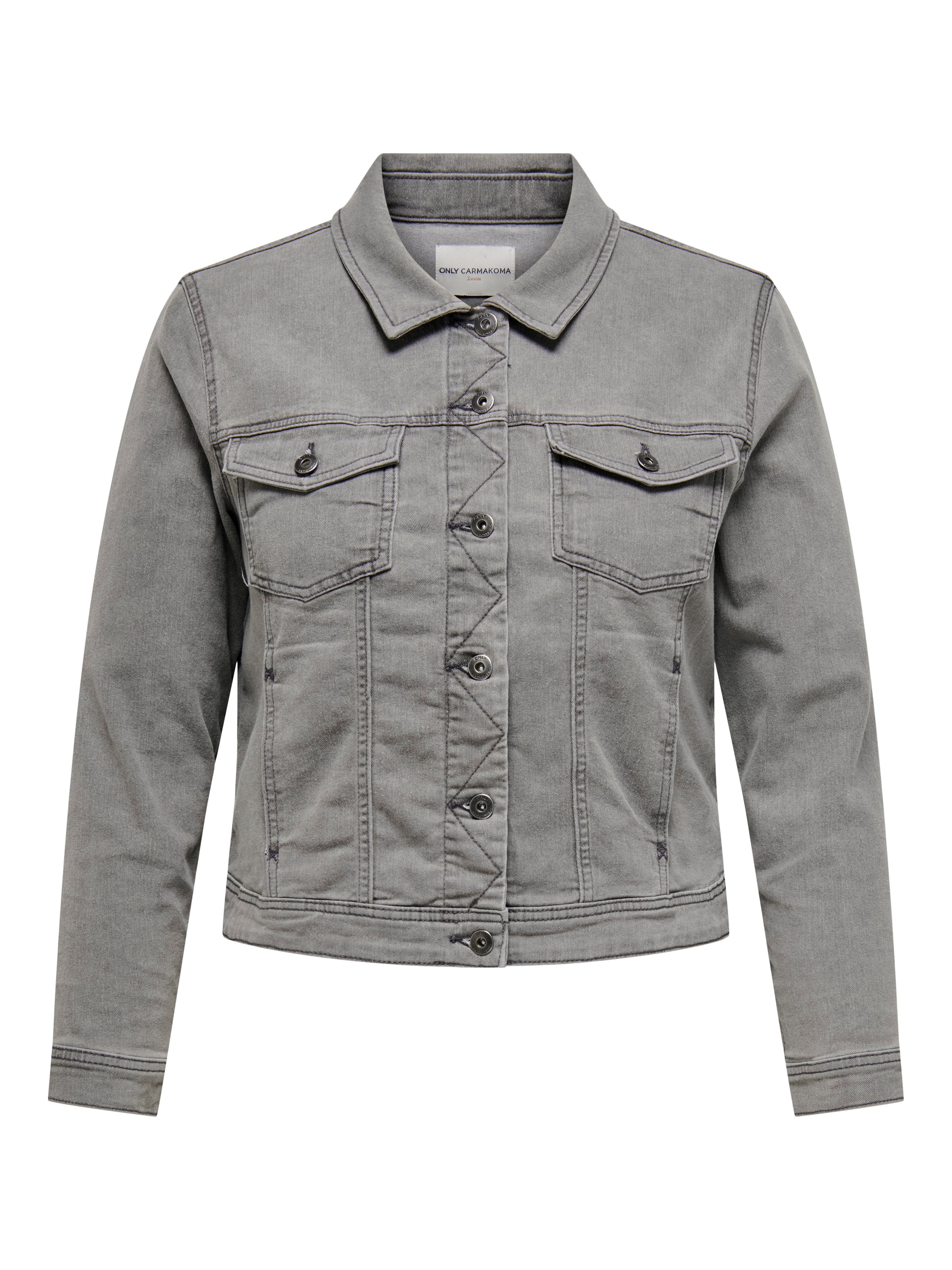 ONLY CARMAKOMA Jeansjacke »CARWESPA LS JACKET MGD DNM NOOS«