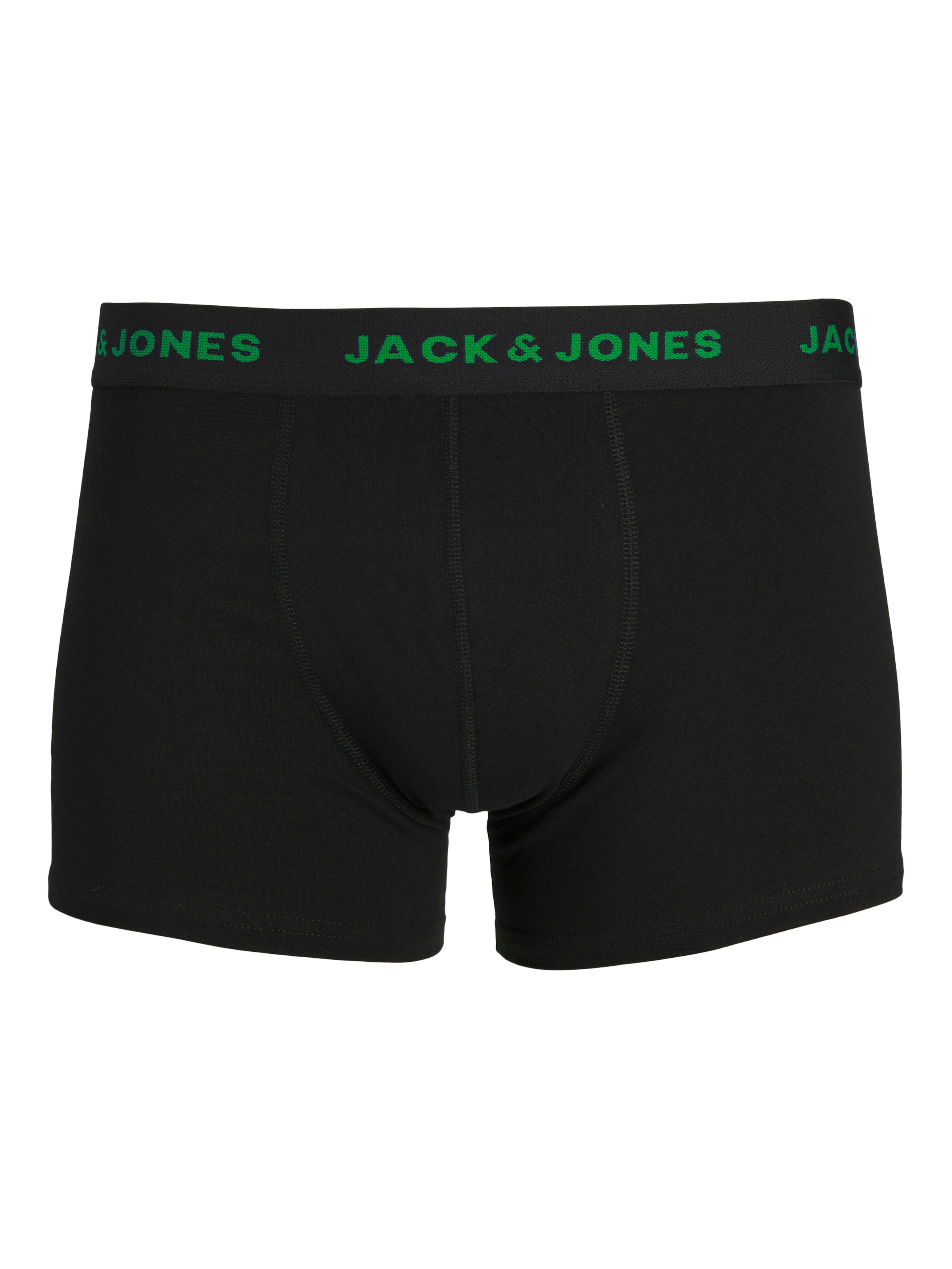 Jack & Jones Trunk »JACBLACK – Formschlüssige Boxershorts mit elastischem Bund«, 5 Stk. unifarben, casual, körpernah, Jersey