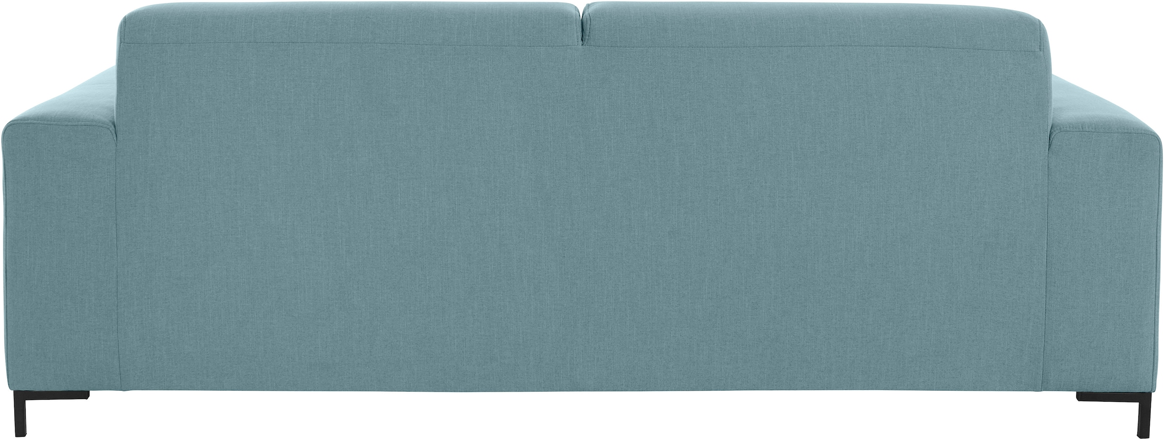 OTTO products 3-Sitzer »Grazzo, zeitlos und elegant, moderne Sitzheftung«, hochwertige Stoffe aus recyceltem Material, Steppung im Sitzbereich