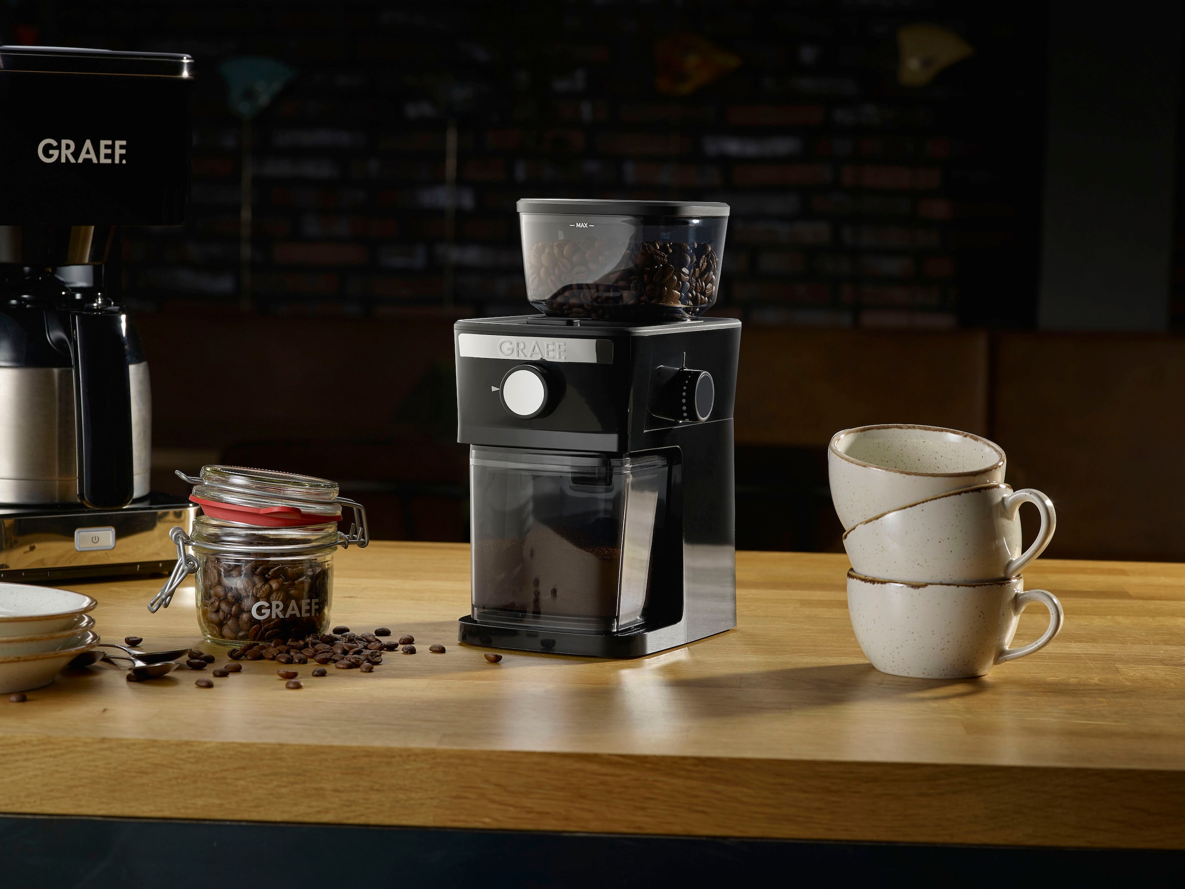 Graef Kaffeemühle »CM252« 130 W Scheibenmahlwerk 80 gBohnenbehälter