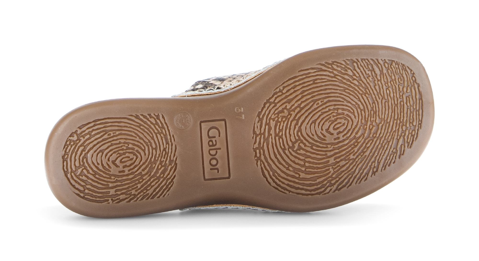 Gabor Pantolette  Sommerschuh, Schlupfschuh, Bequemschuh in Schlangenoptik