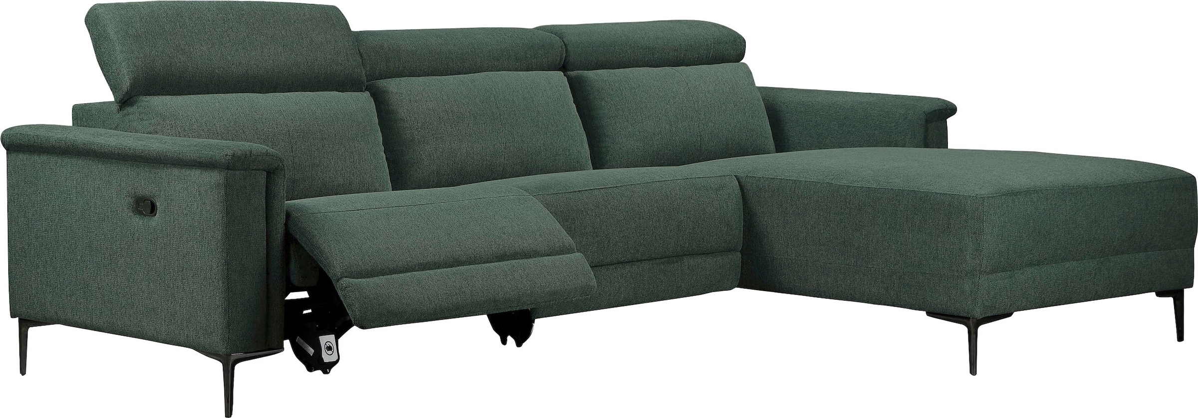 Places of Style Ecksofa Lund, mit man. o. elektr. Relaxfunktion und USB/ Kopfteilverstellung