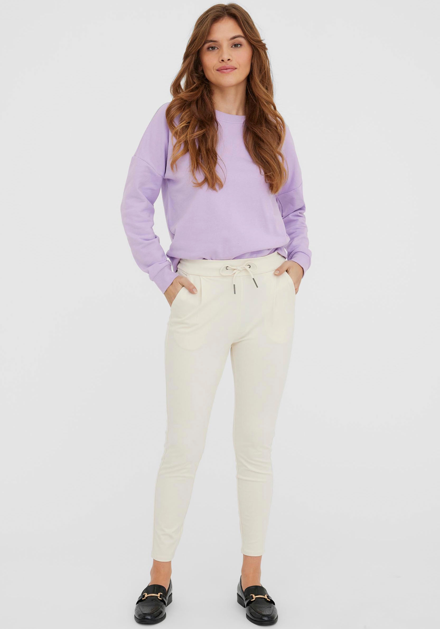 Vero Moda Jogger Pants »VMEVA MR LOOSE STRING PANT GA NOOS«, hinten mit elastischem Bündchen